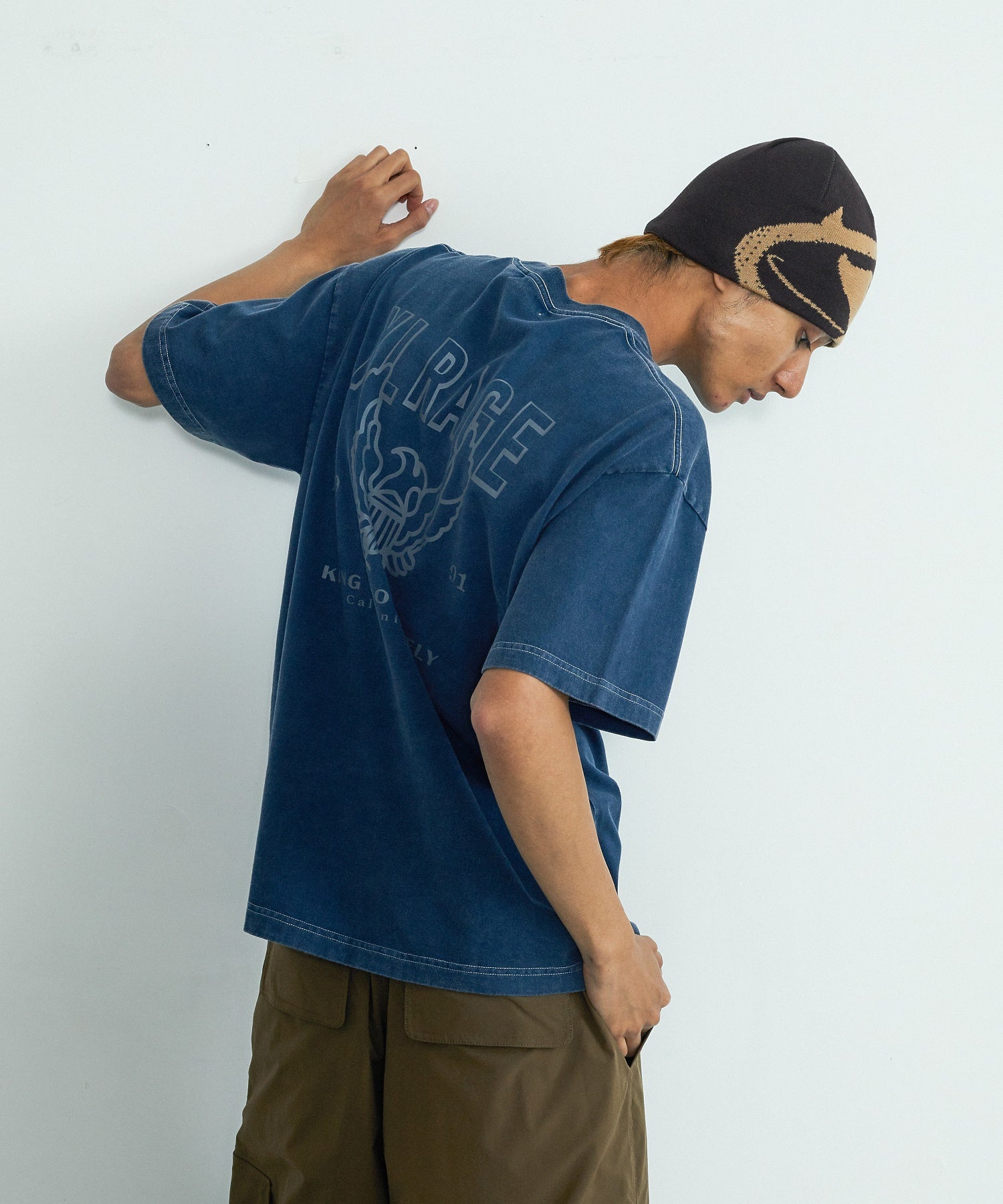 X MONSTER LOGO BEANIE