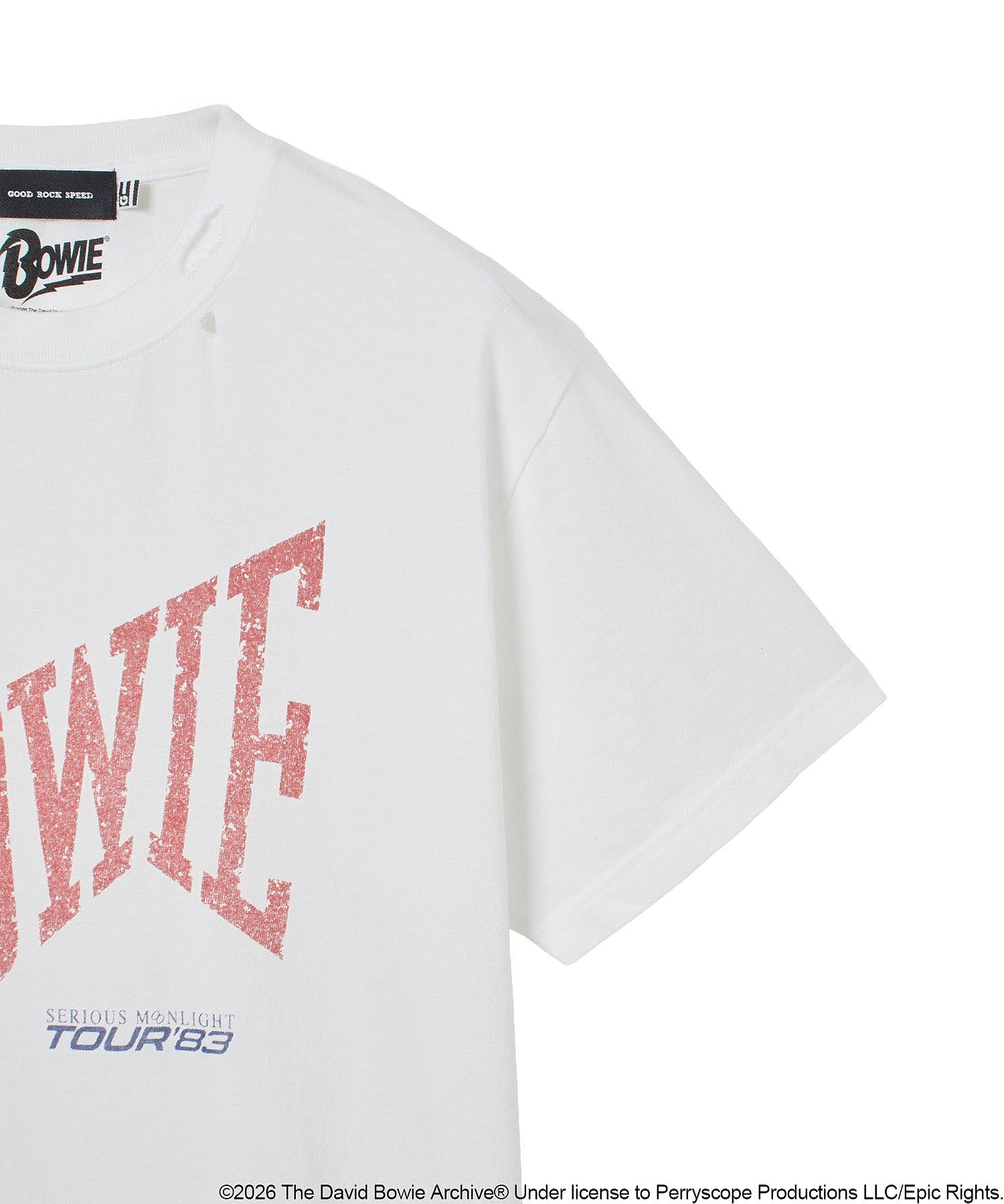 GOOD ROCK SPEED/DAVID BOWIE TSHIRT