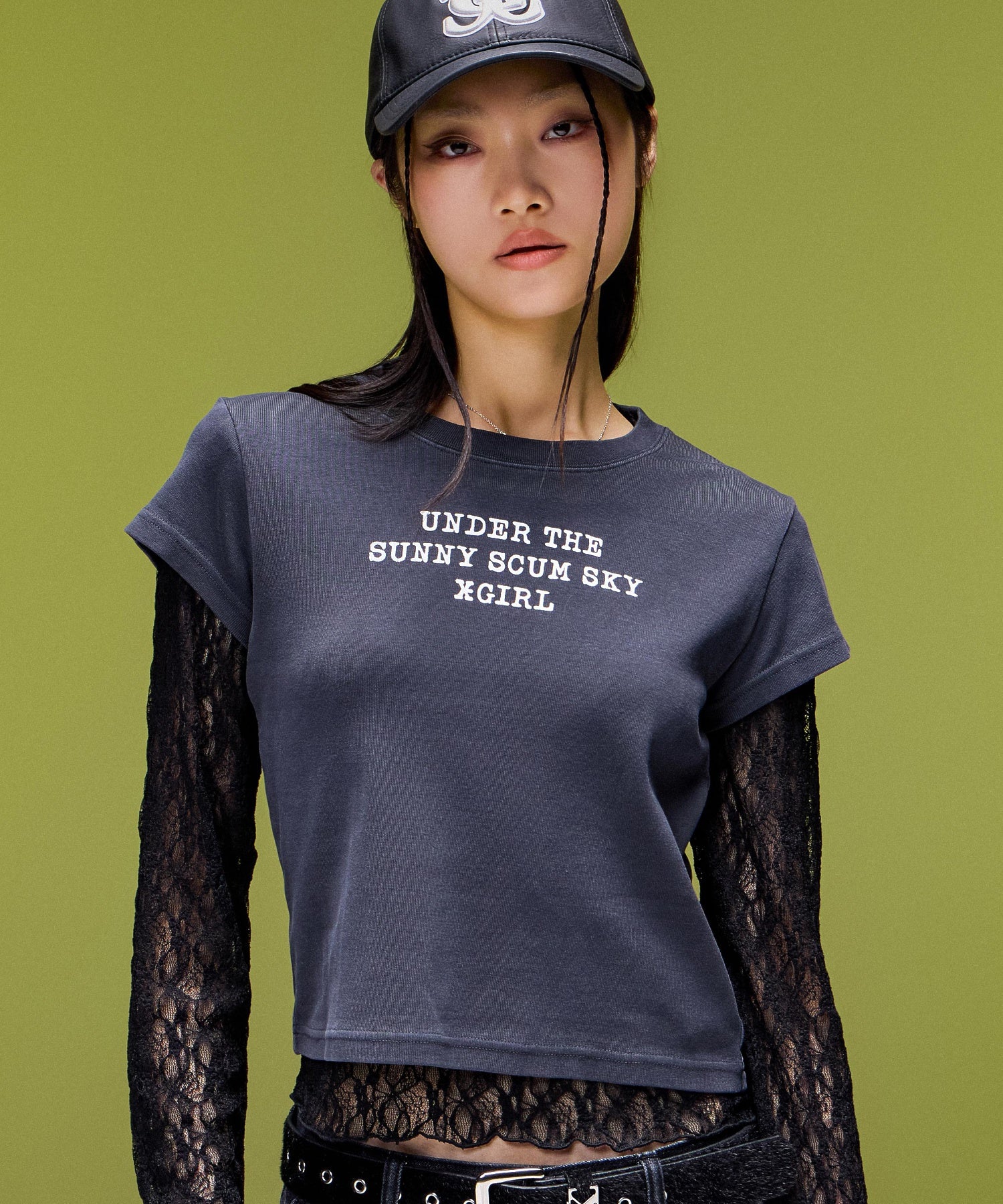 FADED 2P SET LAYERED TOP