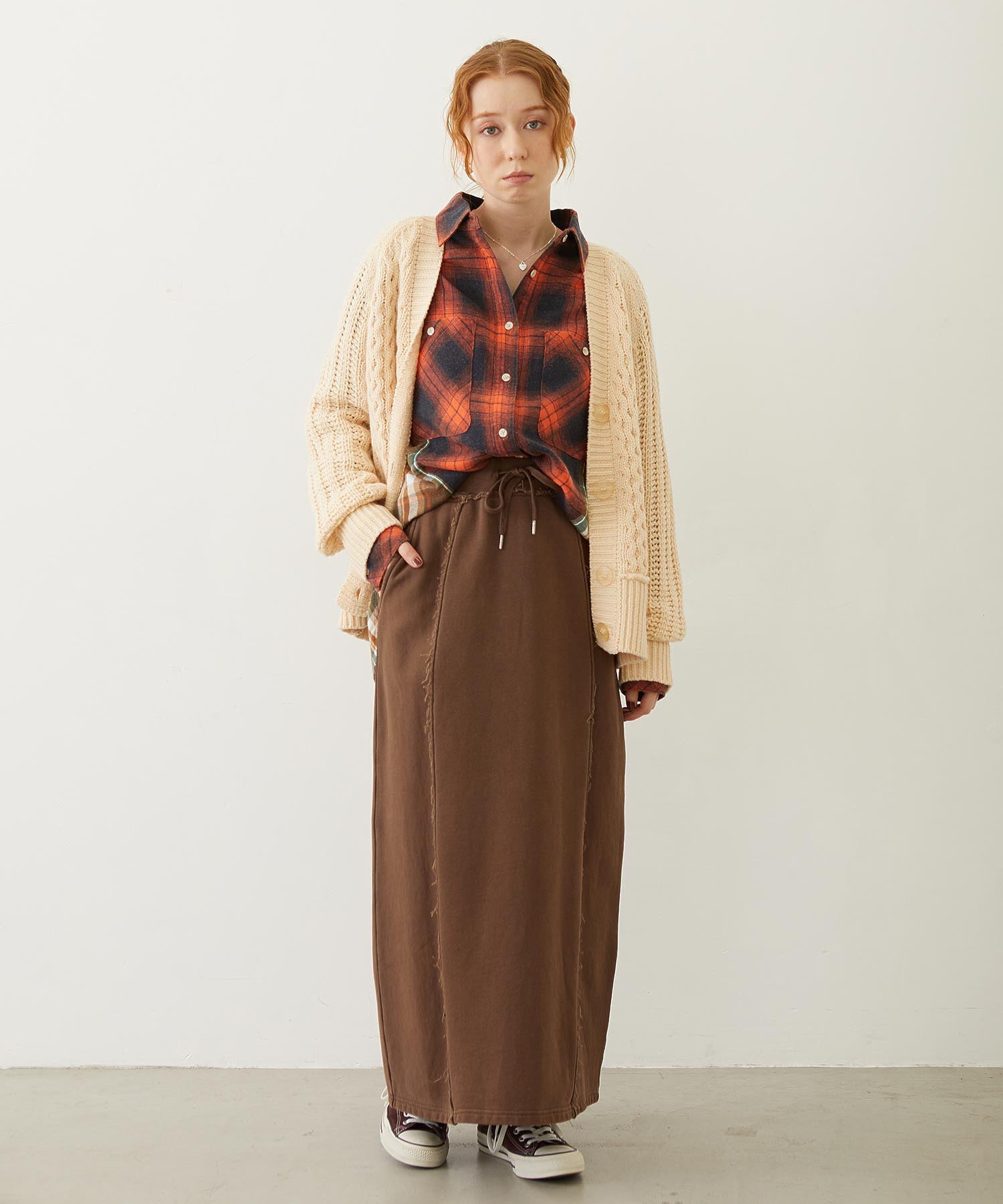 CABLE KNIT CARDIGAN