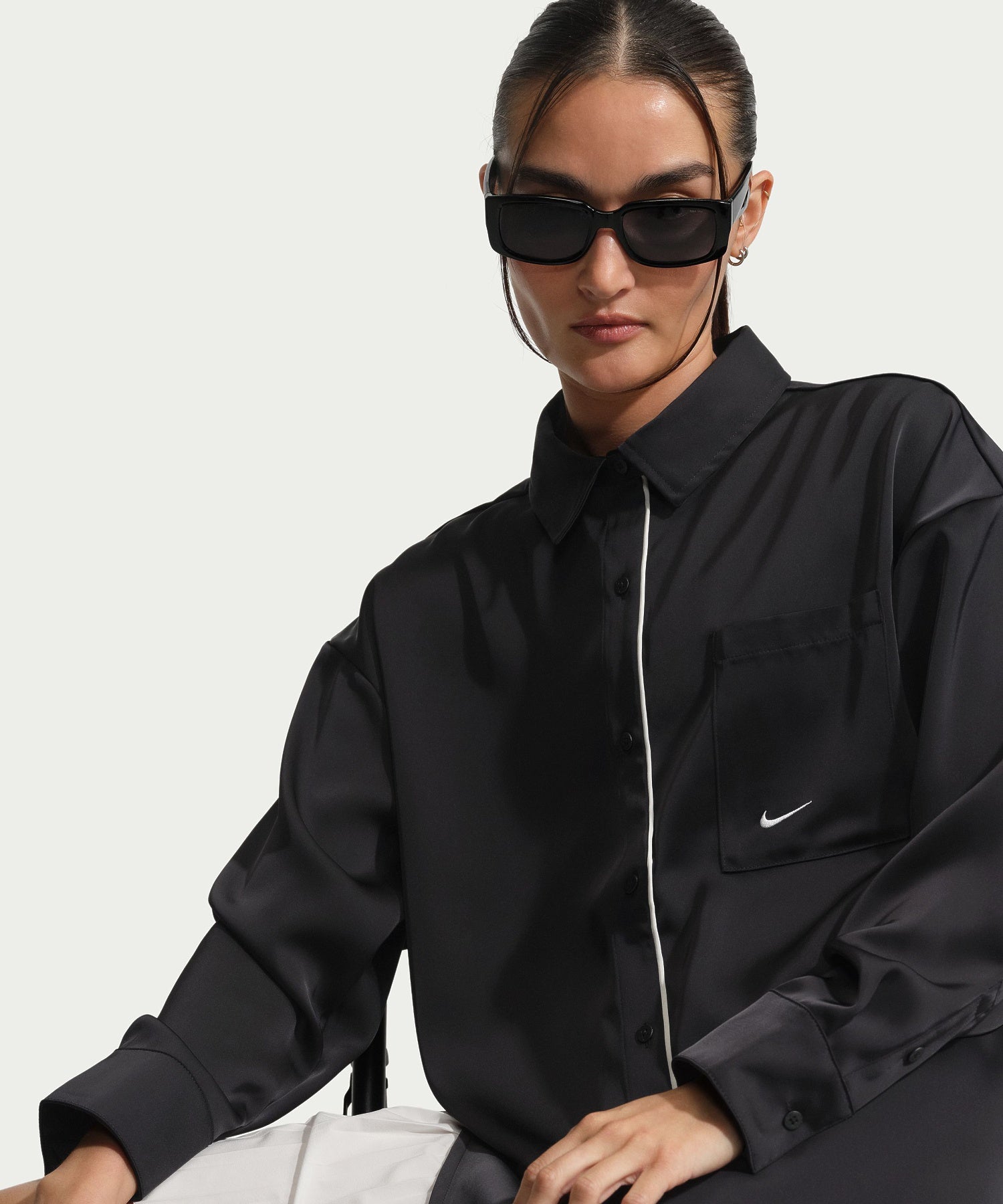 NIKE/ナイキ/AS W NSW OFFLN WVN STN LS TOP IM0576