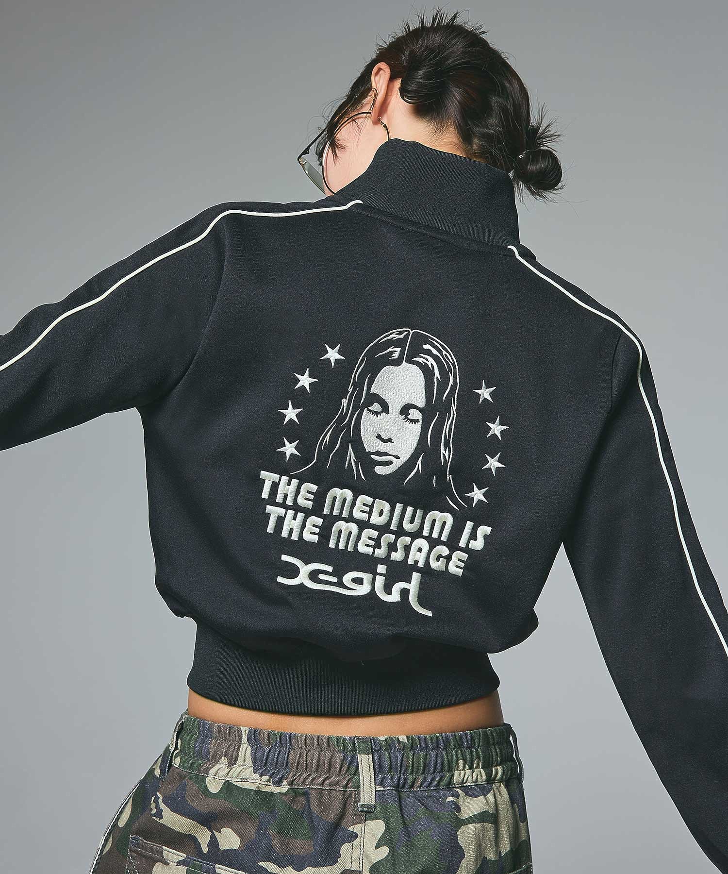 STAR AND FACE COMPACT TRACK JACKET
