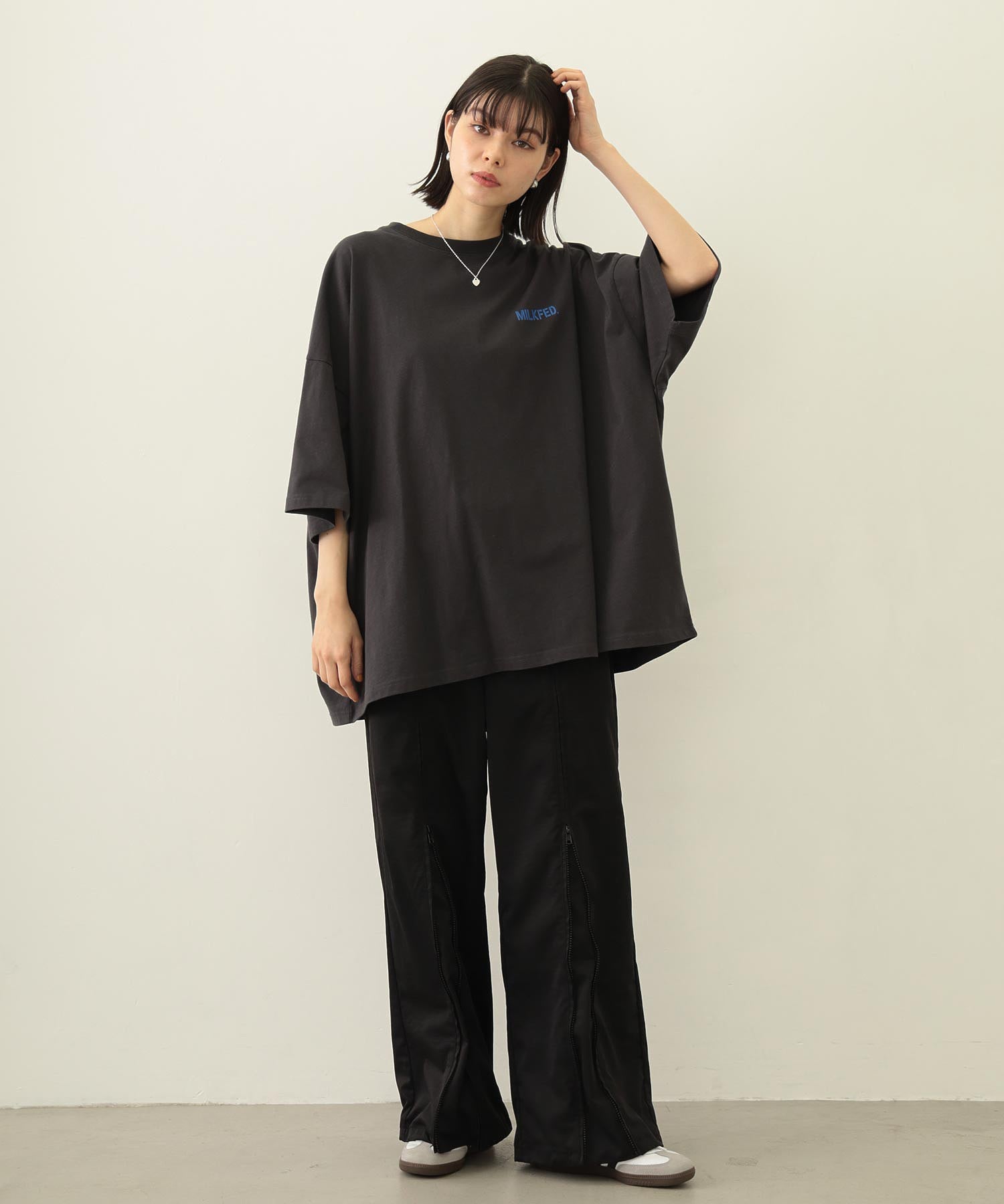 MILKFED. AT HEAVEN27 SUPER BIG S/S TOP