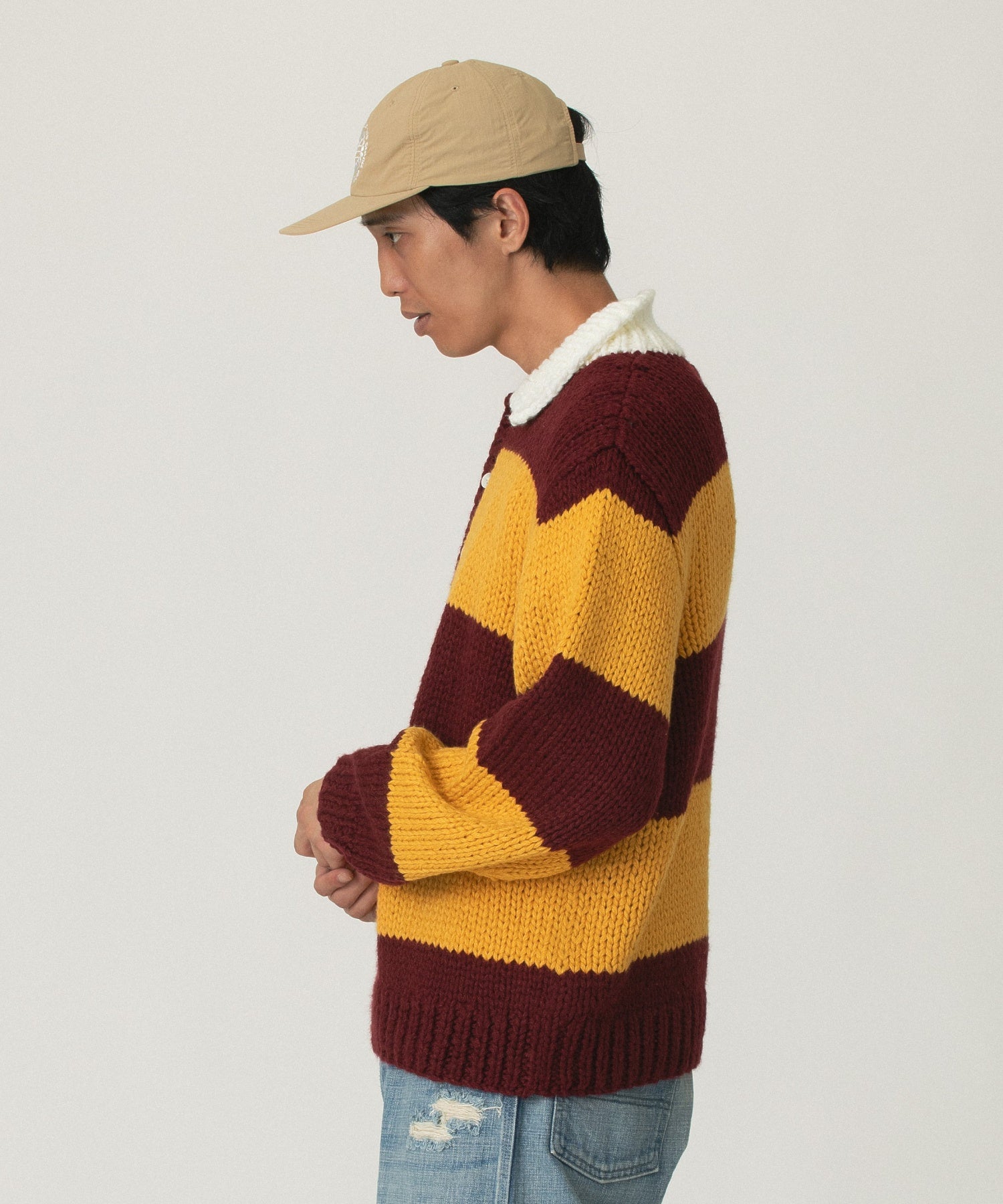 RICE NINE TEN/ライスナインテン/HAND KNITTING RUGBY SHIRT HKN-RUG