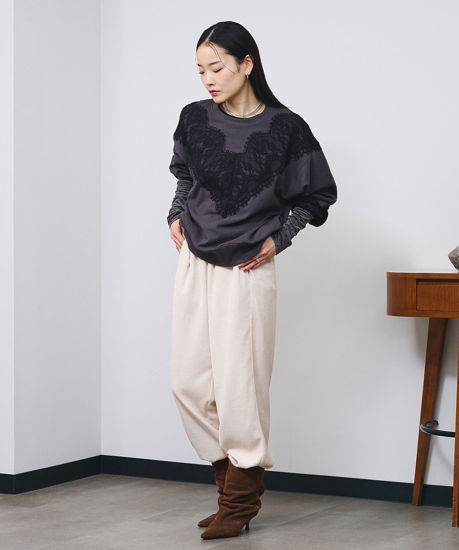 model:166cm 着用サイズ:ONE SIZE