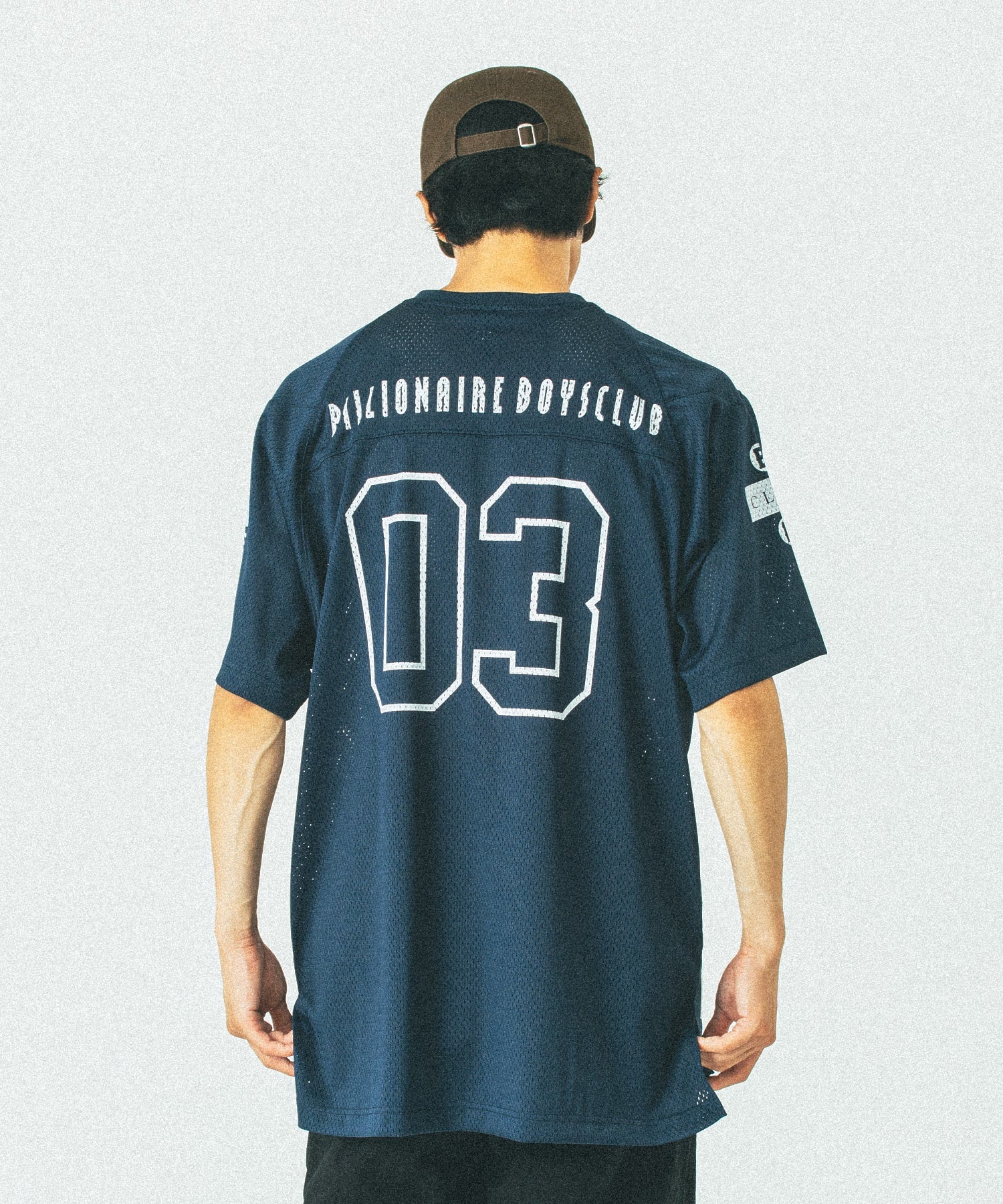 BILLIONAIRE BOYS CLUB/ビリオネア・ボーイズ・クラブ/MESH FOOTBALL T-SHIRT/BBCJP251C009
