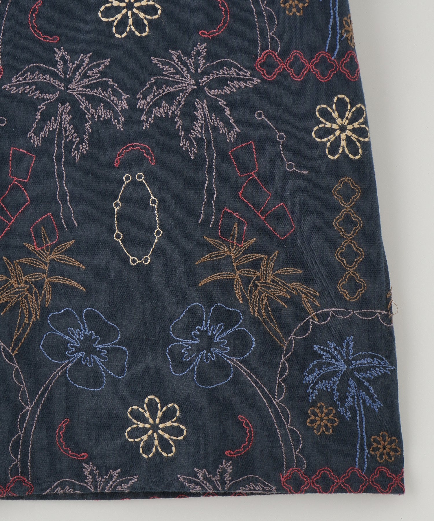 WAX LONDON/ワックスロンドン/DIDCOT SS SHIRT HAWAIIAN  SS25-SSS-DID-BOI-NVY