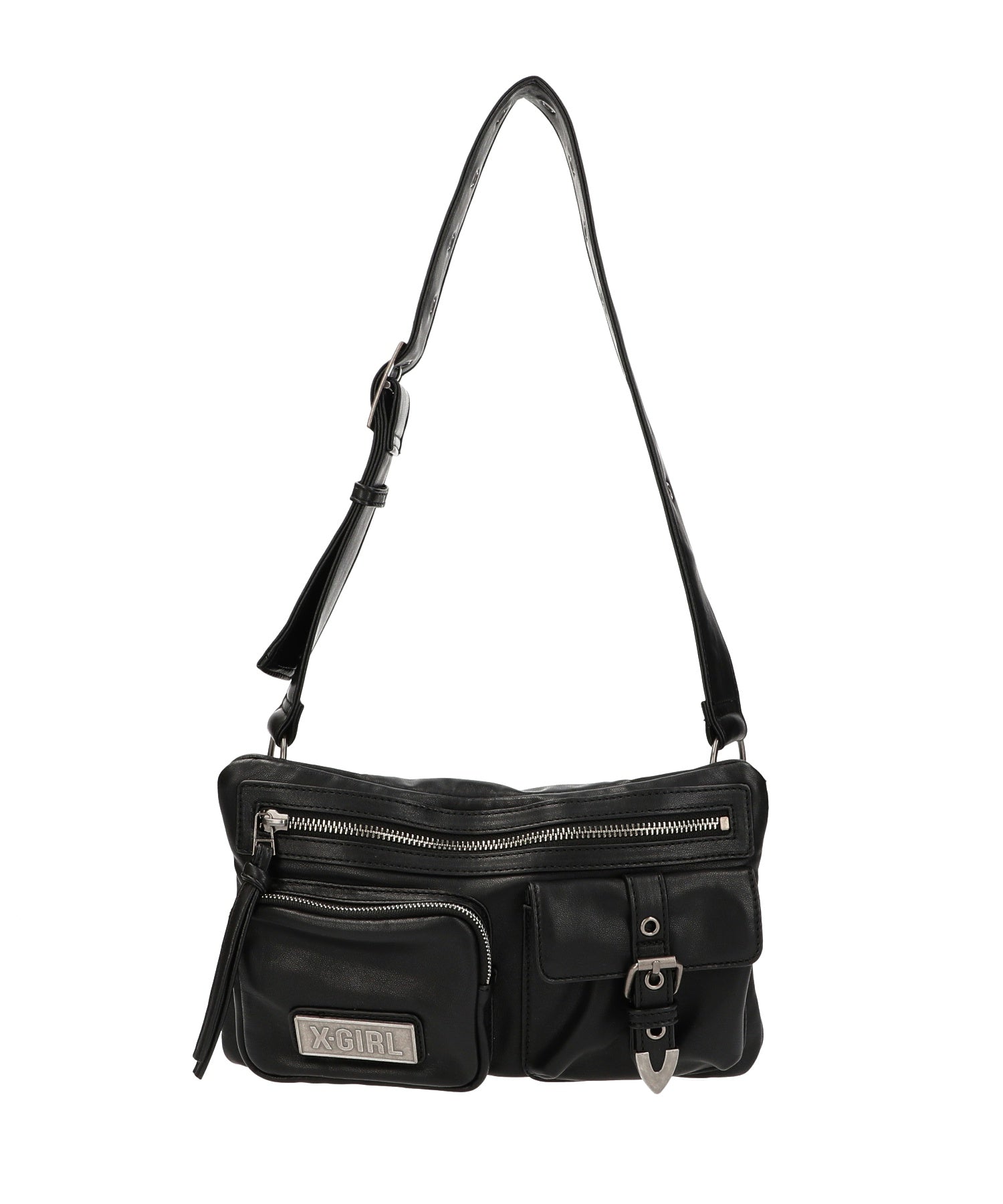 FAUX LEATHER 2WAY BELT BAG