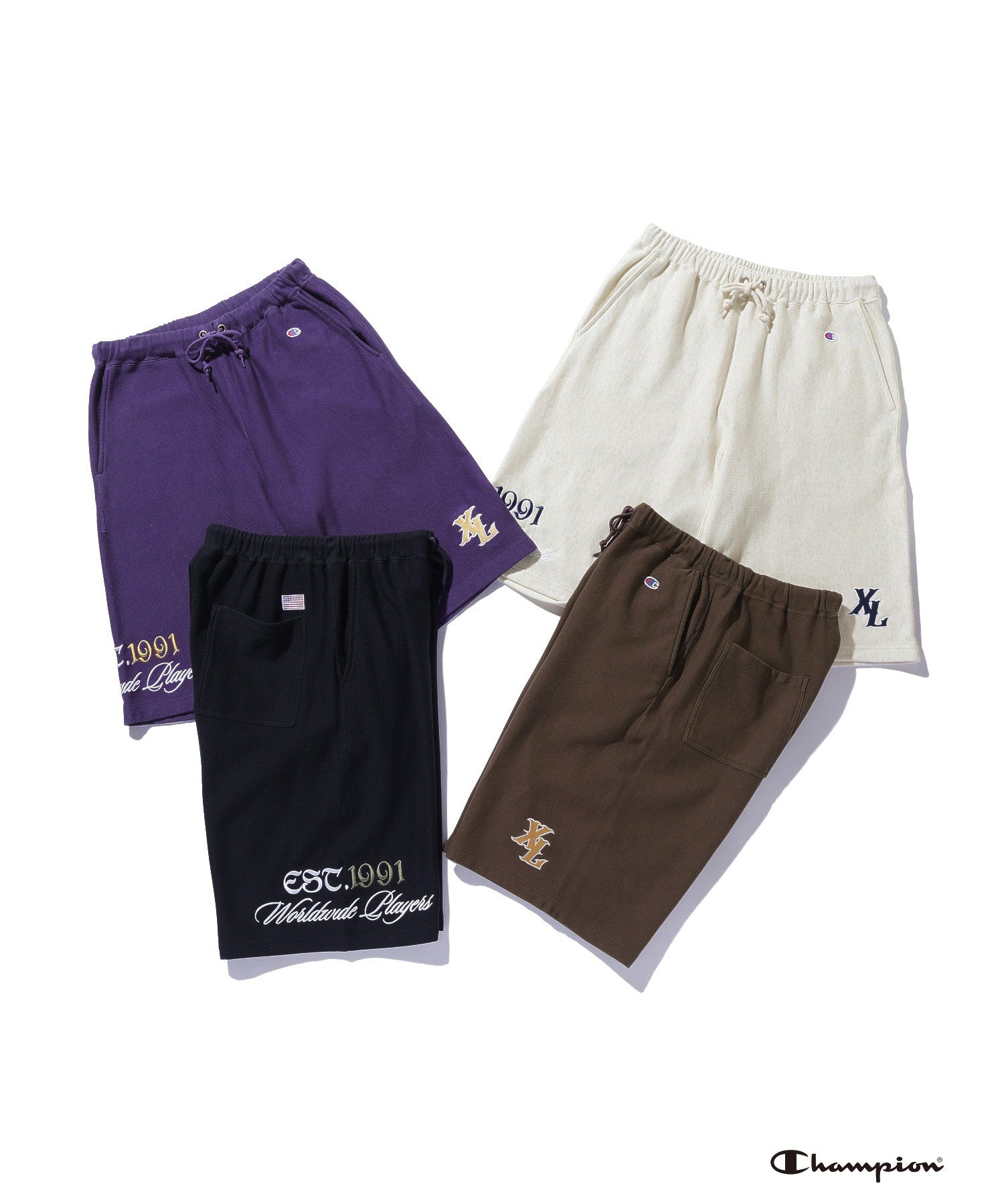 XLARGE×Champion SWEAT SHORTS