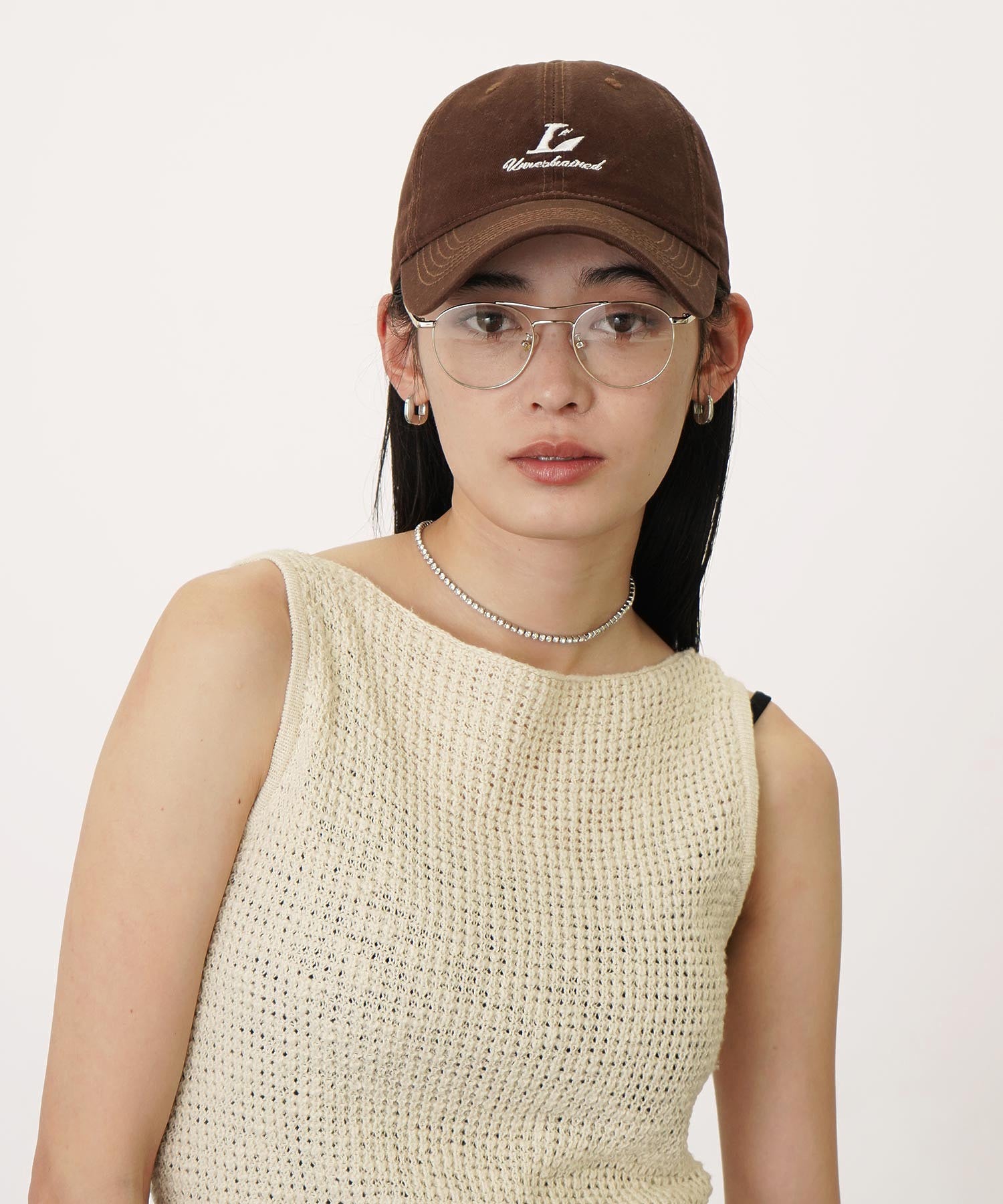 ワンポイントシシュウCAP