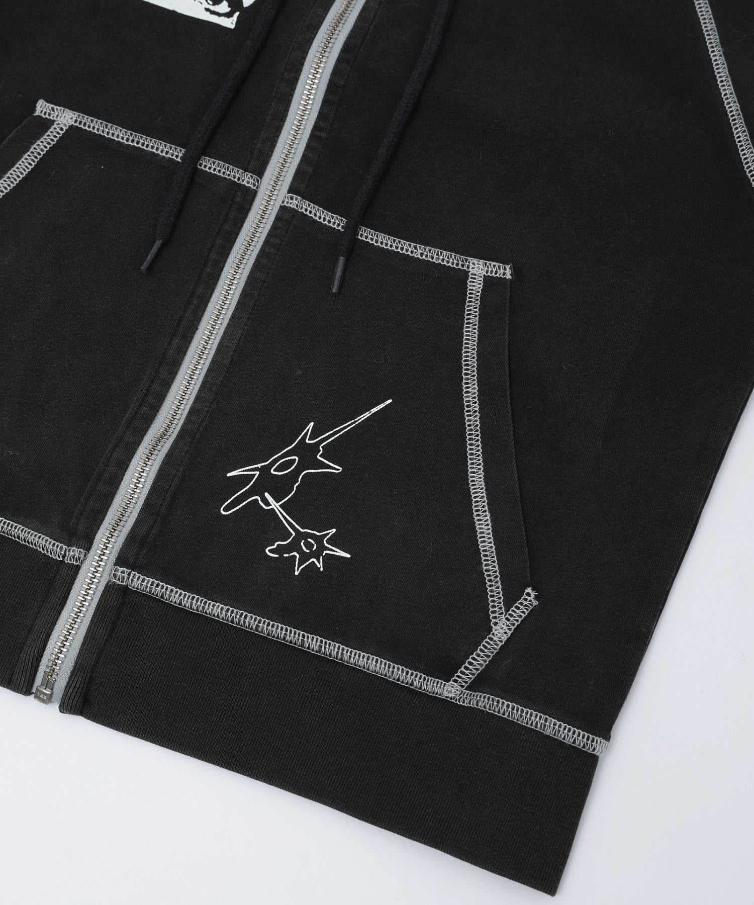 PERKS AND MINI/パークスアンドミニ/W CELESTIAL EQUATOR HOOD ZIP THRU SWT 4629