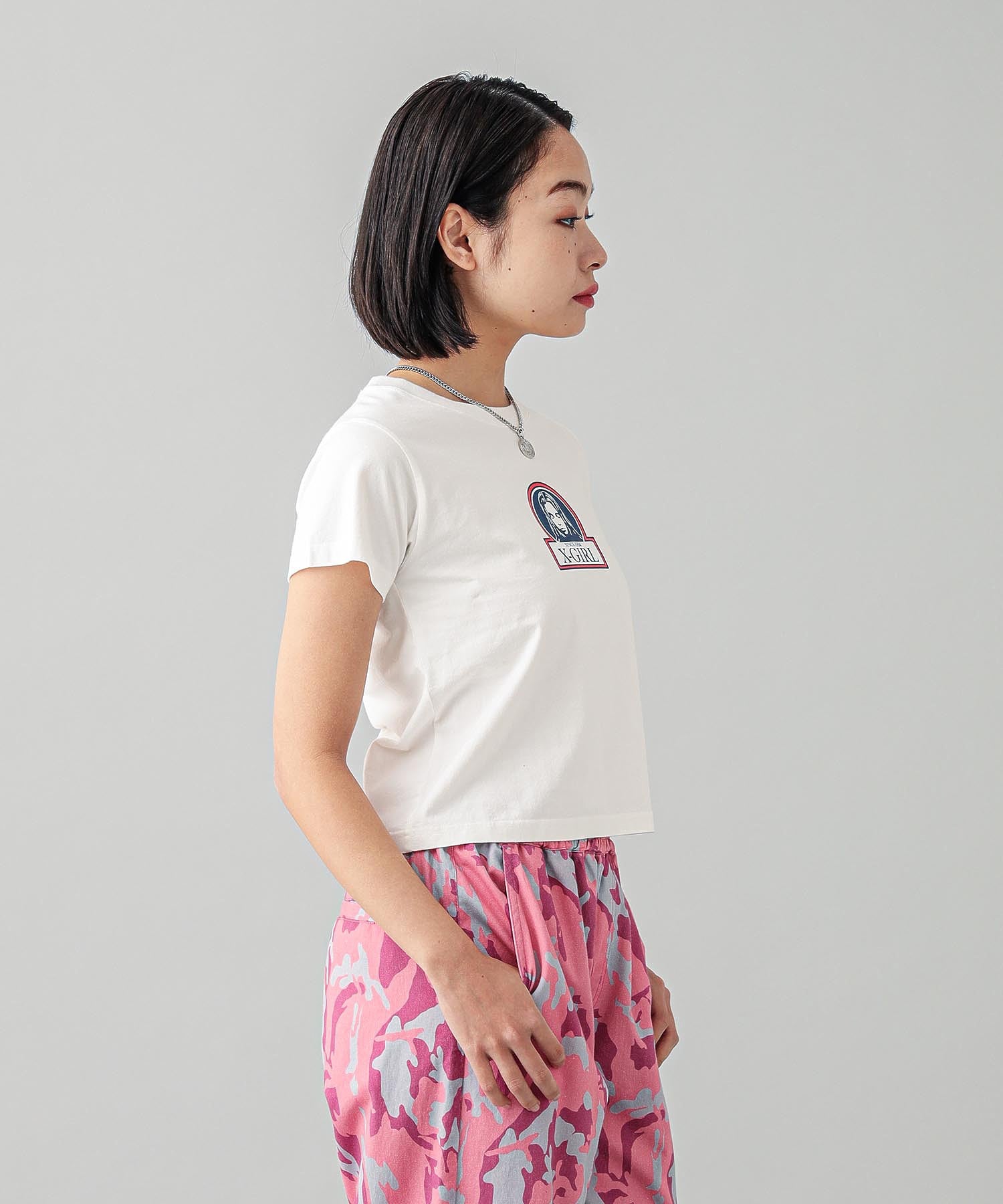 FRAMED FACE S/S BABY TEE