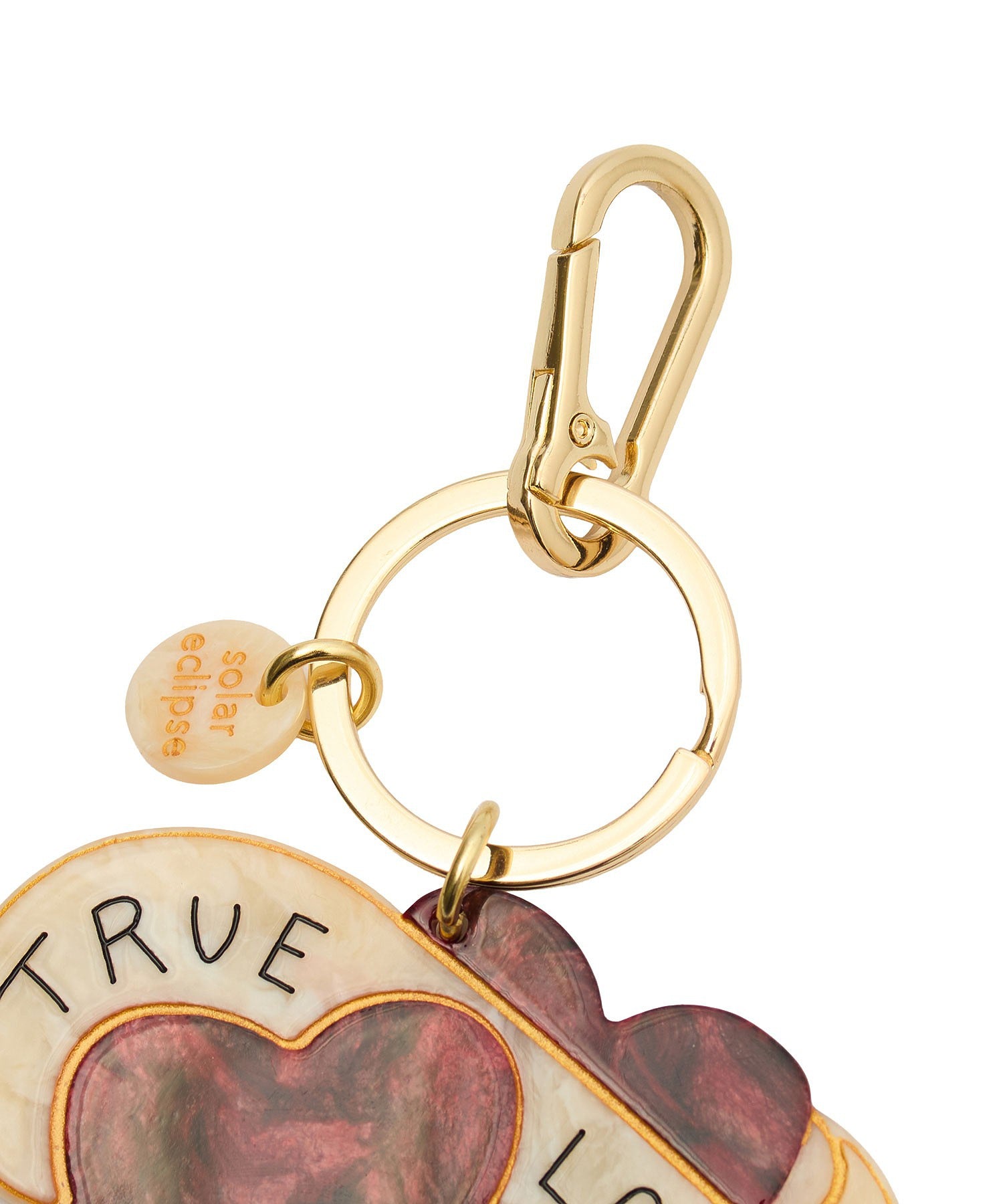 SOLAR ECLIPSE/HAND-PAINTED BAG CHARM