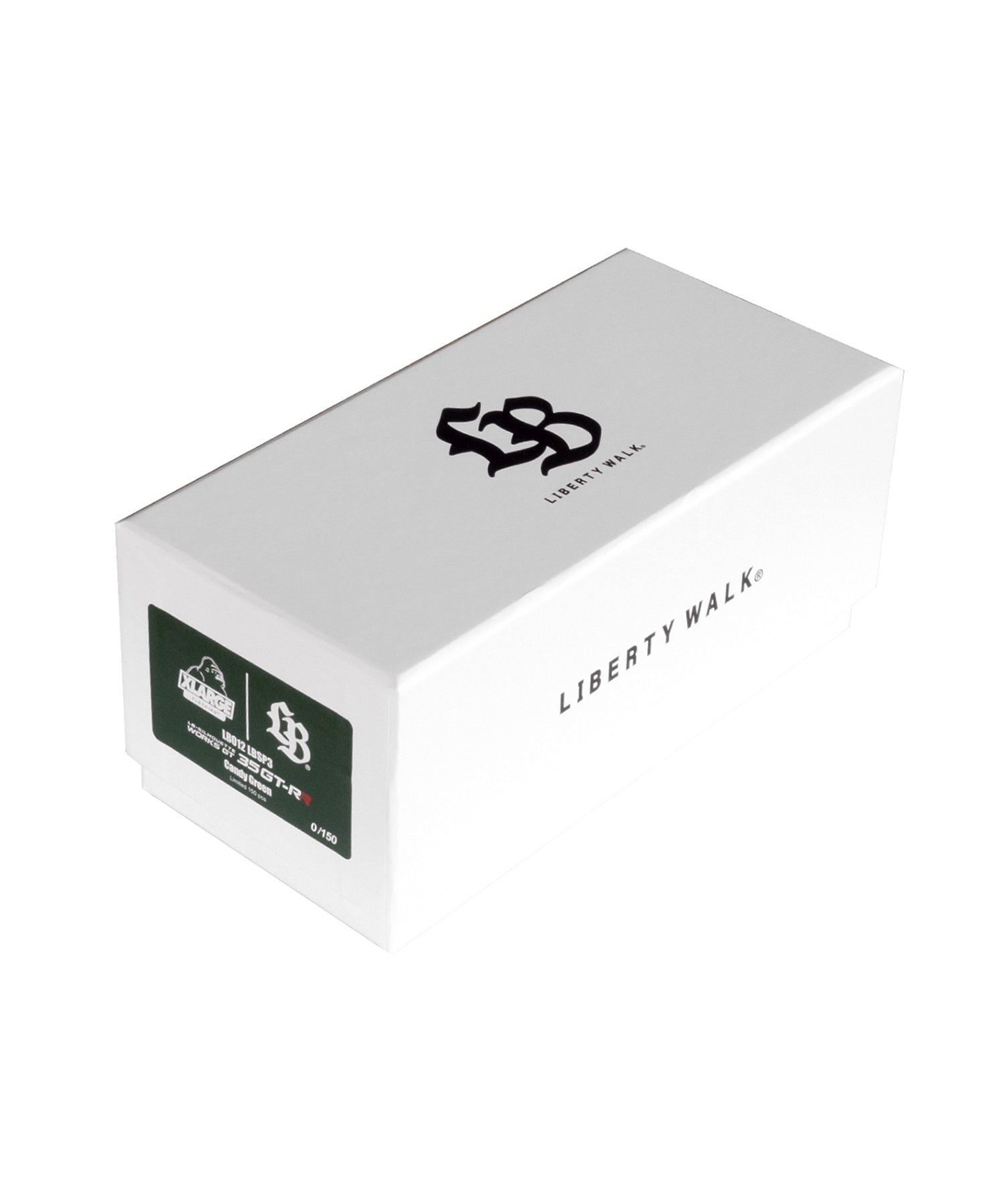 XLARGE×LIBERTY WALK 1/43 MakeUP LB Shiulette WORKS GT GTR GREEN