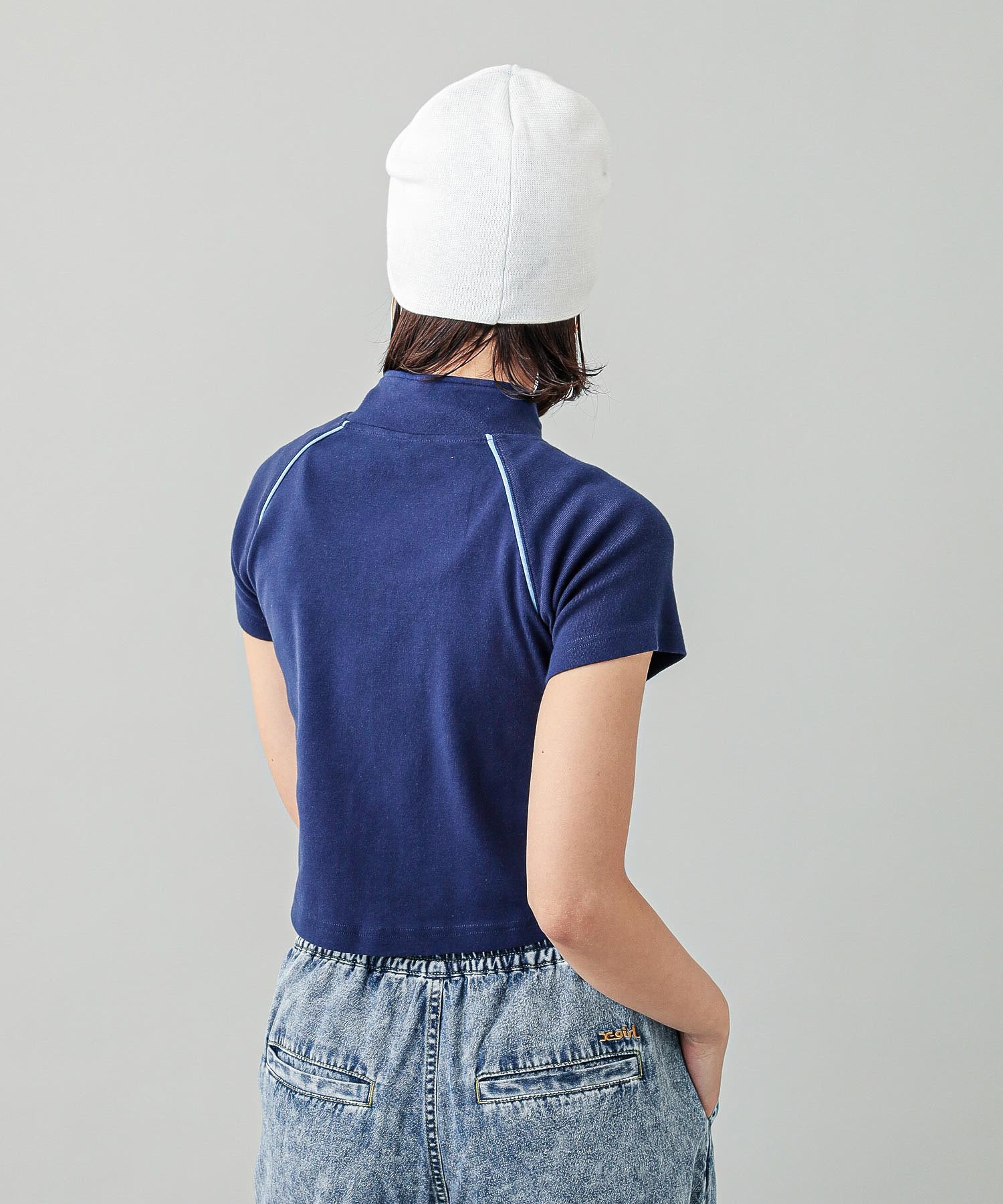 RACING ZIP UP TOP
