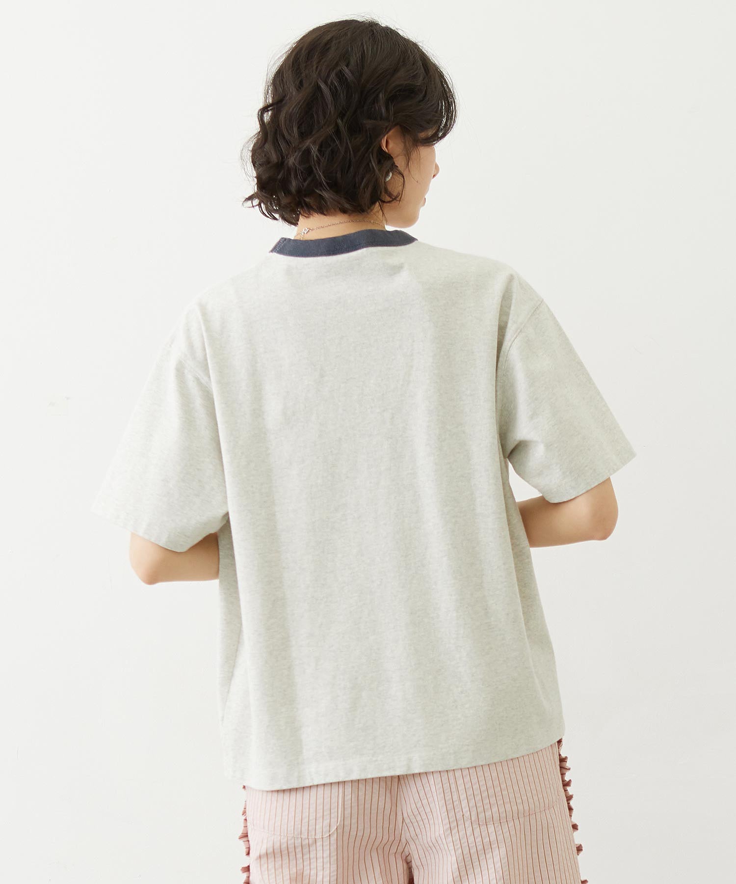 MILKFED.×CHAMPION LA LOGO S/S TEE