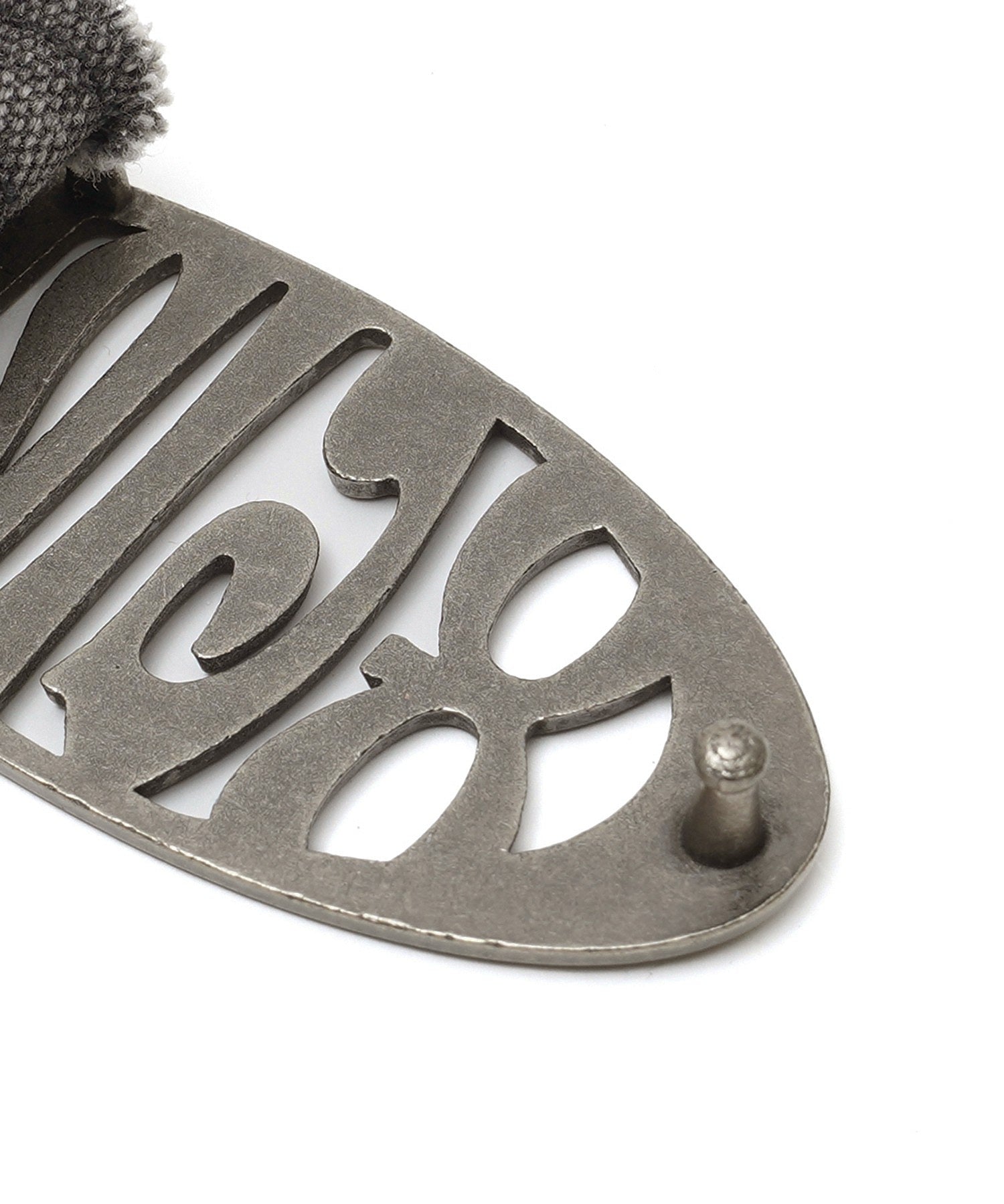 METAL OVAL LOGO BUCKLE BELT