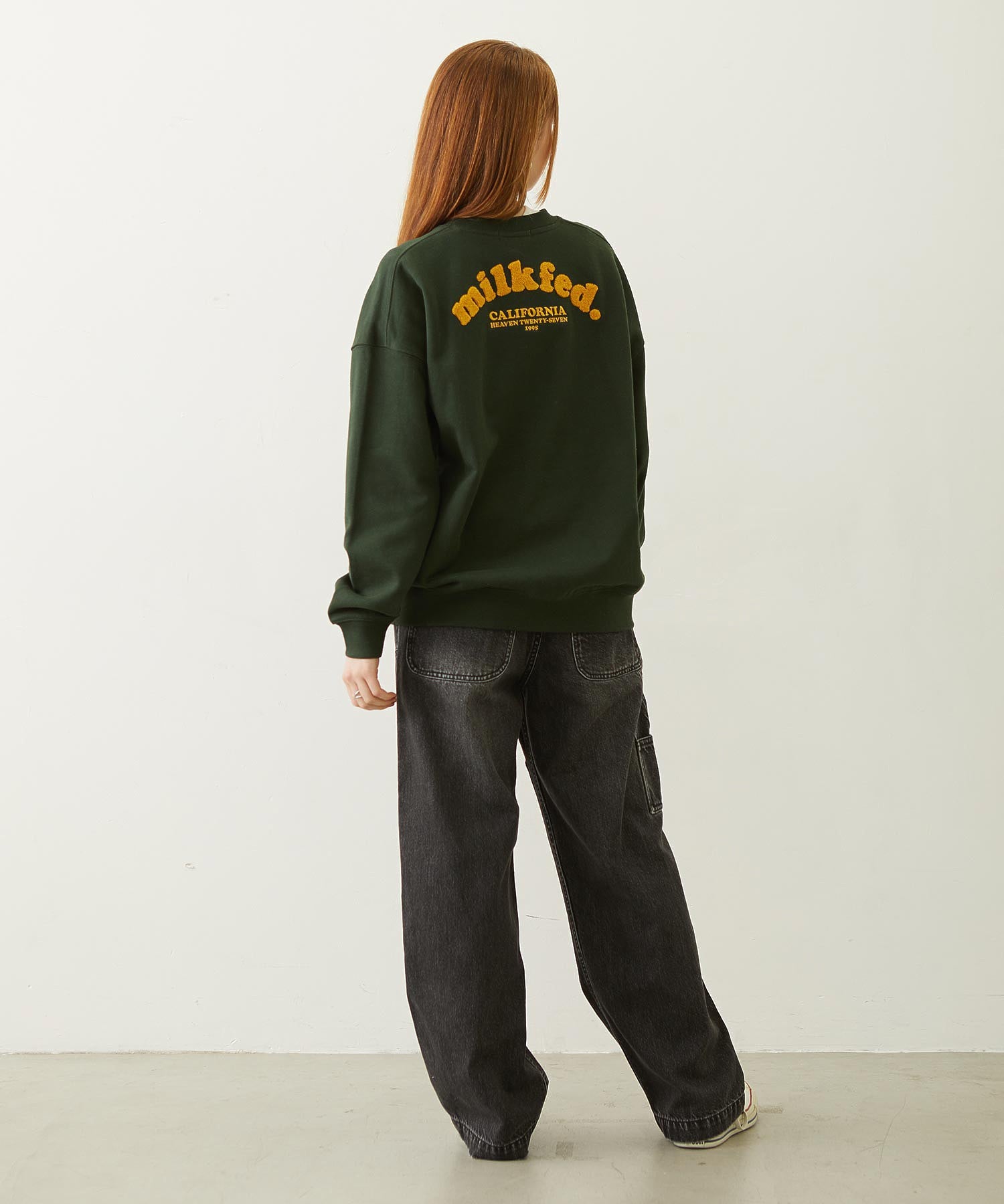 COOPER LOGO WIDE CREW SWEAT TOP