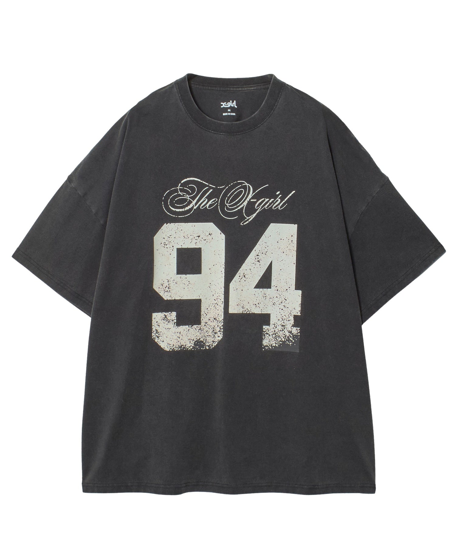 FADED FLOCKY NUMBER S/S TEE DRESS