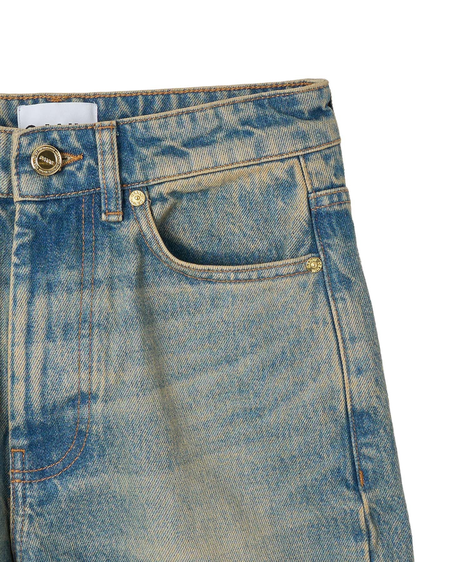 GANNI/ESSENTIALS TINT RIGID DENIM IZEY
