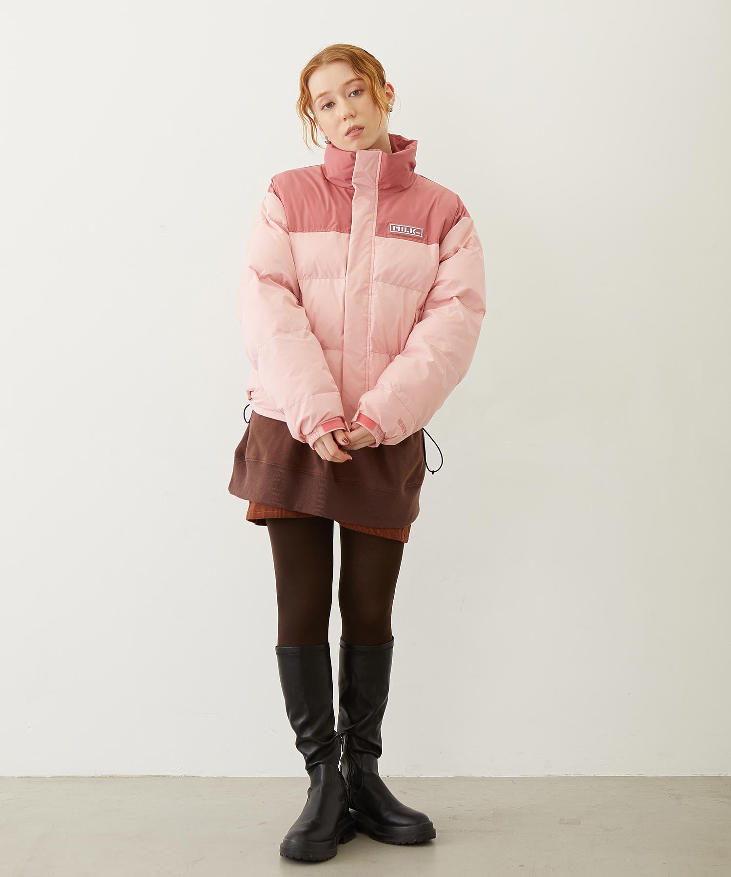 BAR PATCH PUFFER JACKET