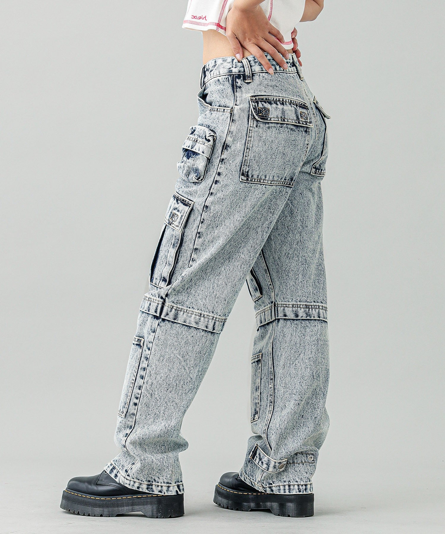 MULTI POCKET DENIM PANTS X-girl