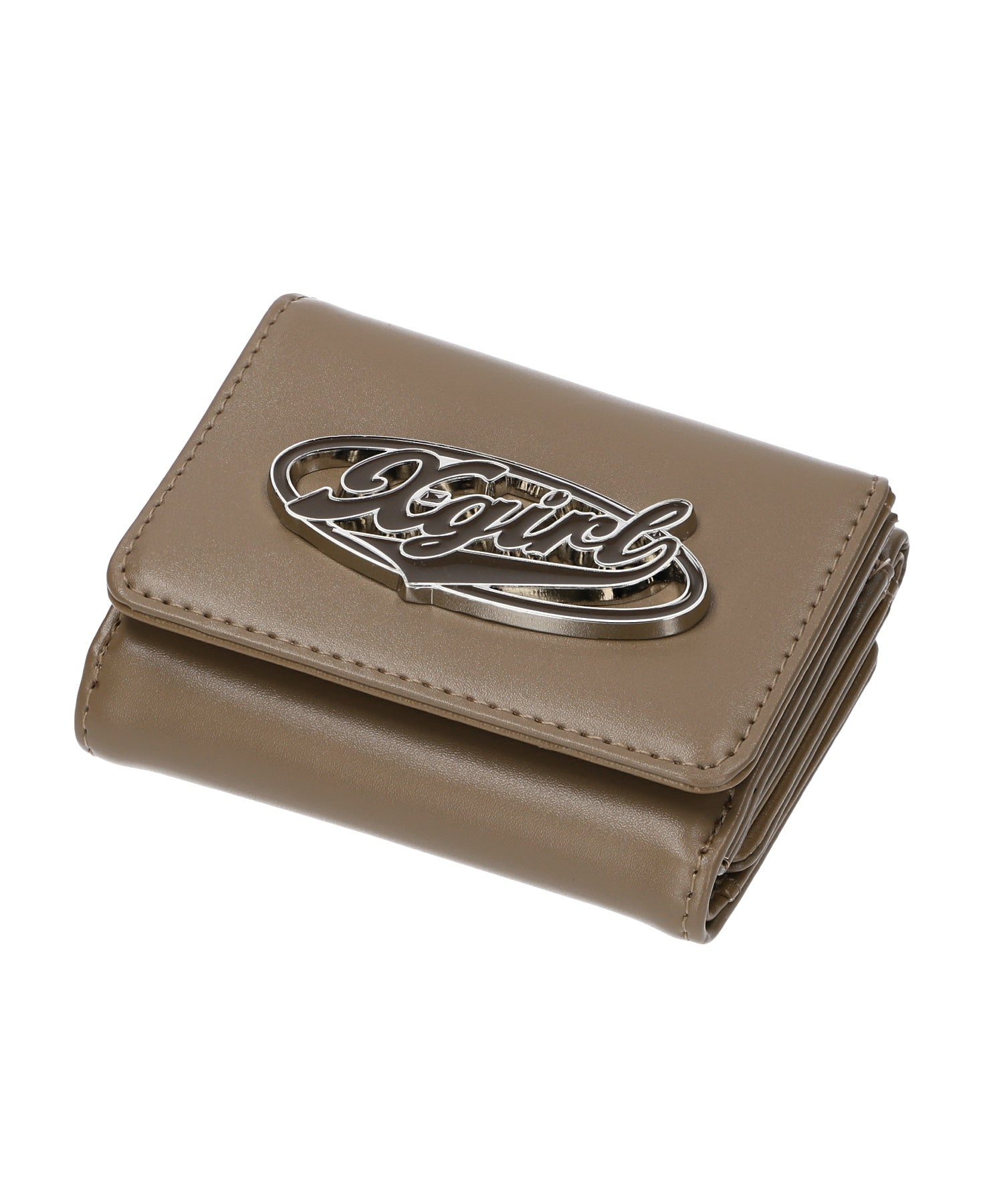 OVAL LOGO BUCKLE MINI WALLET