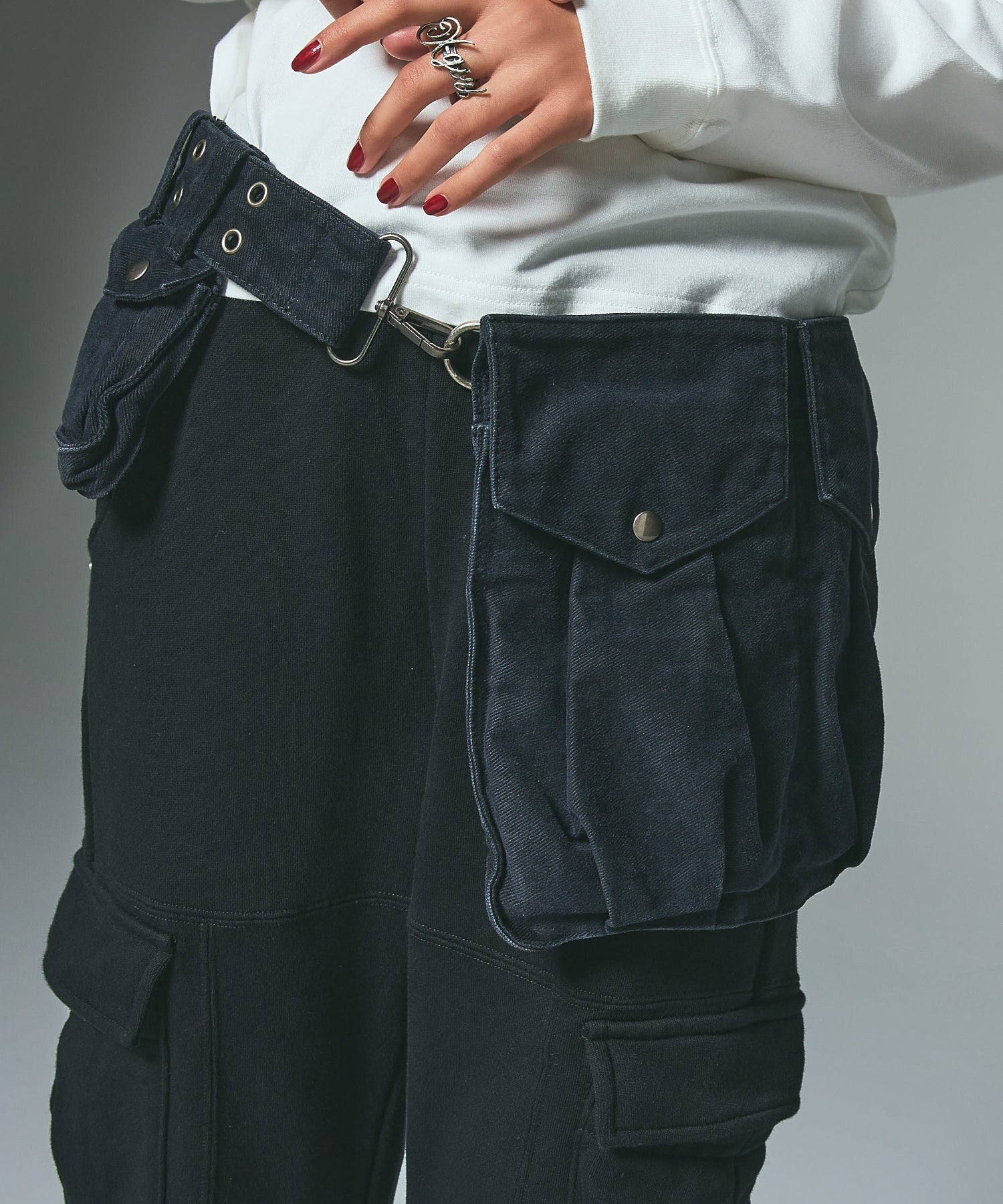EYELET BELT 2WAY BAG