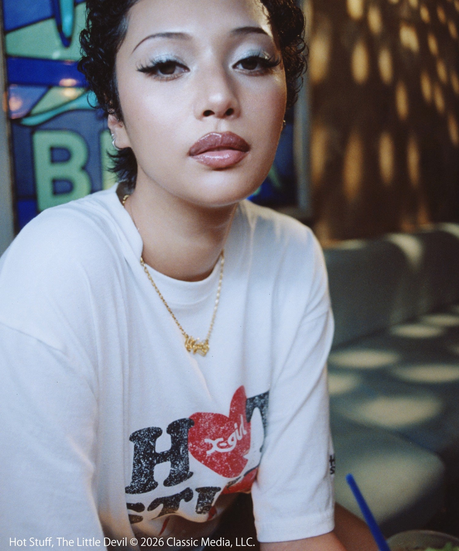 X-girl | HOT STUFF FADED S/S TEE