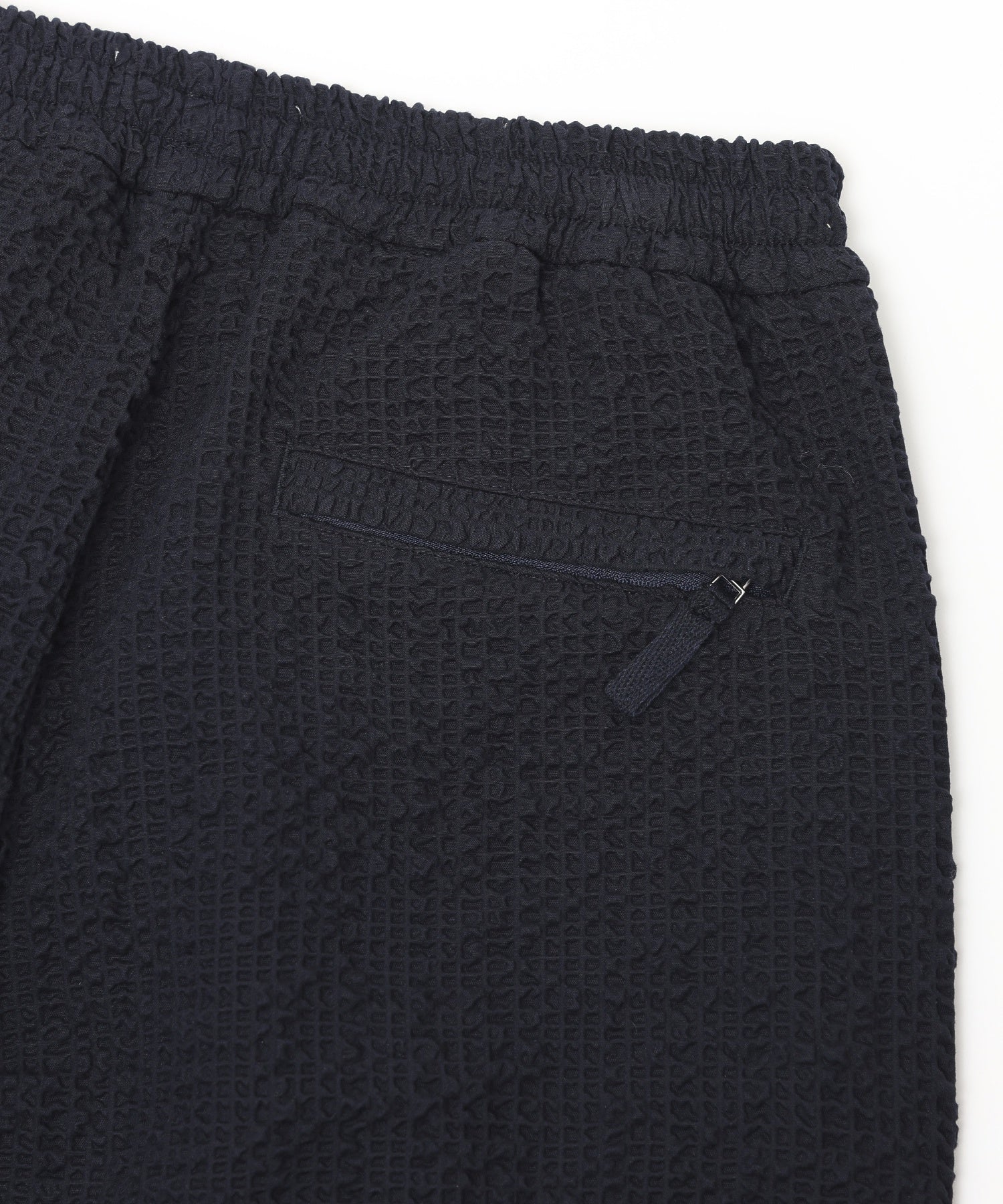 WAX LONDON/ワックスロンドン/TYNE TROUSER  JUMBO SEERSUCKER DKN
