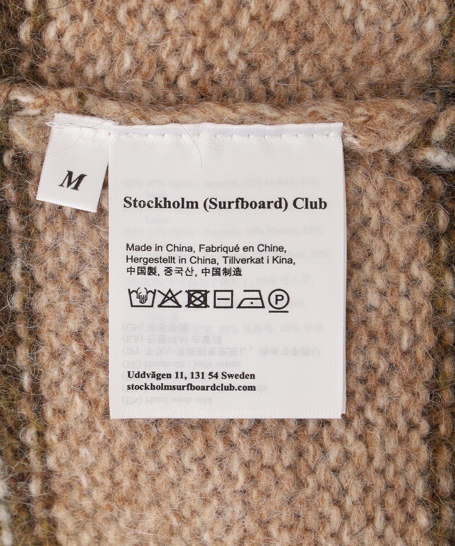 STOCKHOLM SURFBOARD CLUB/ストックホルムサーフボードクラブ/Raglan knit U2000234B74