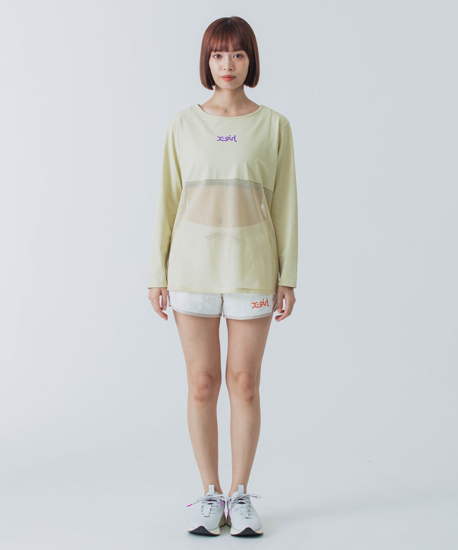 MESH L/S TEE