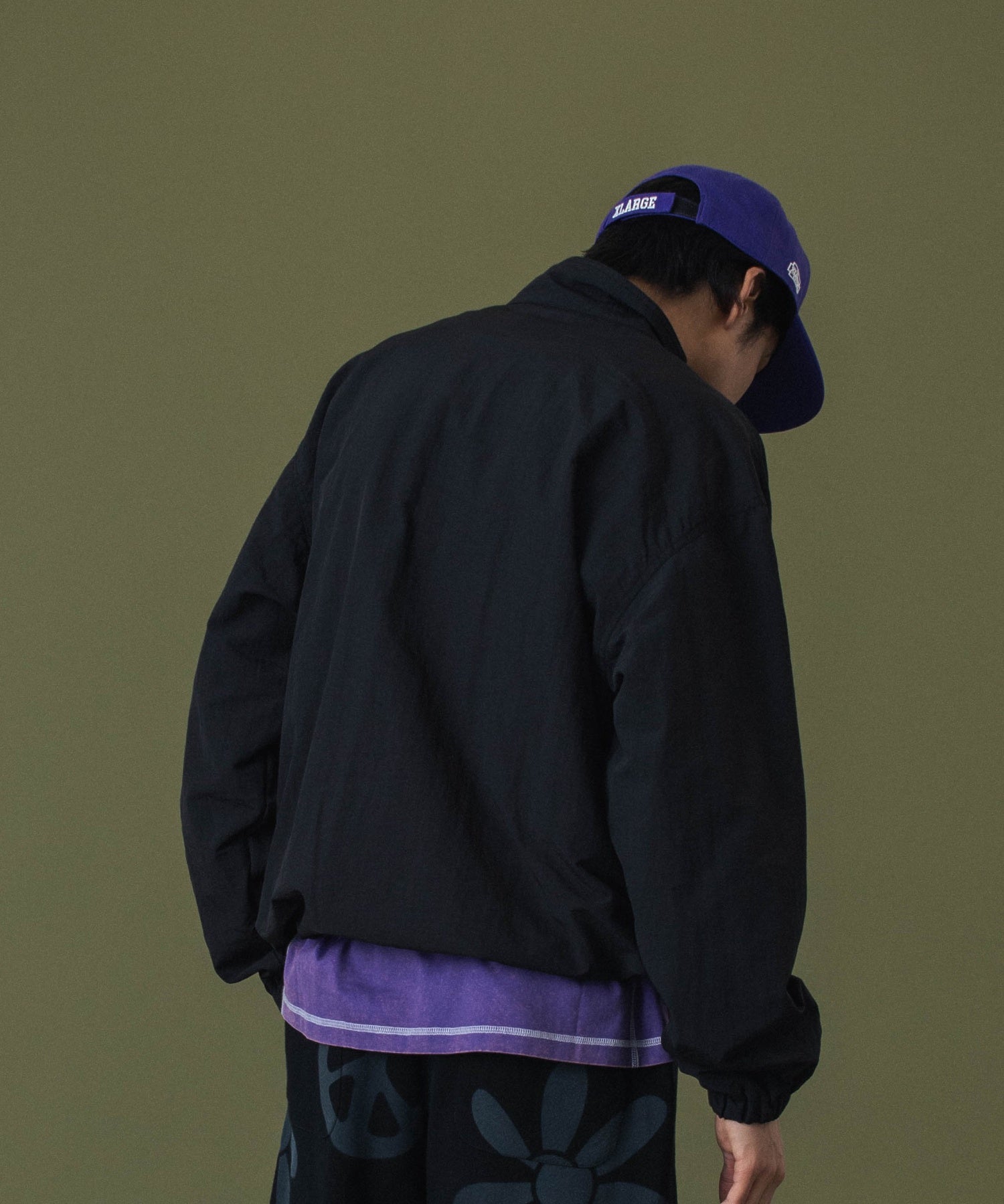 TRACK NYLON JACKET