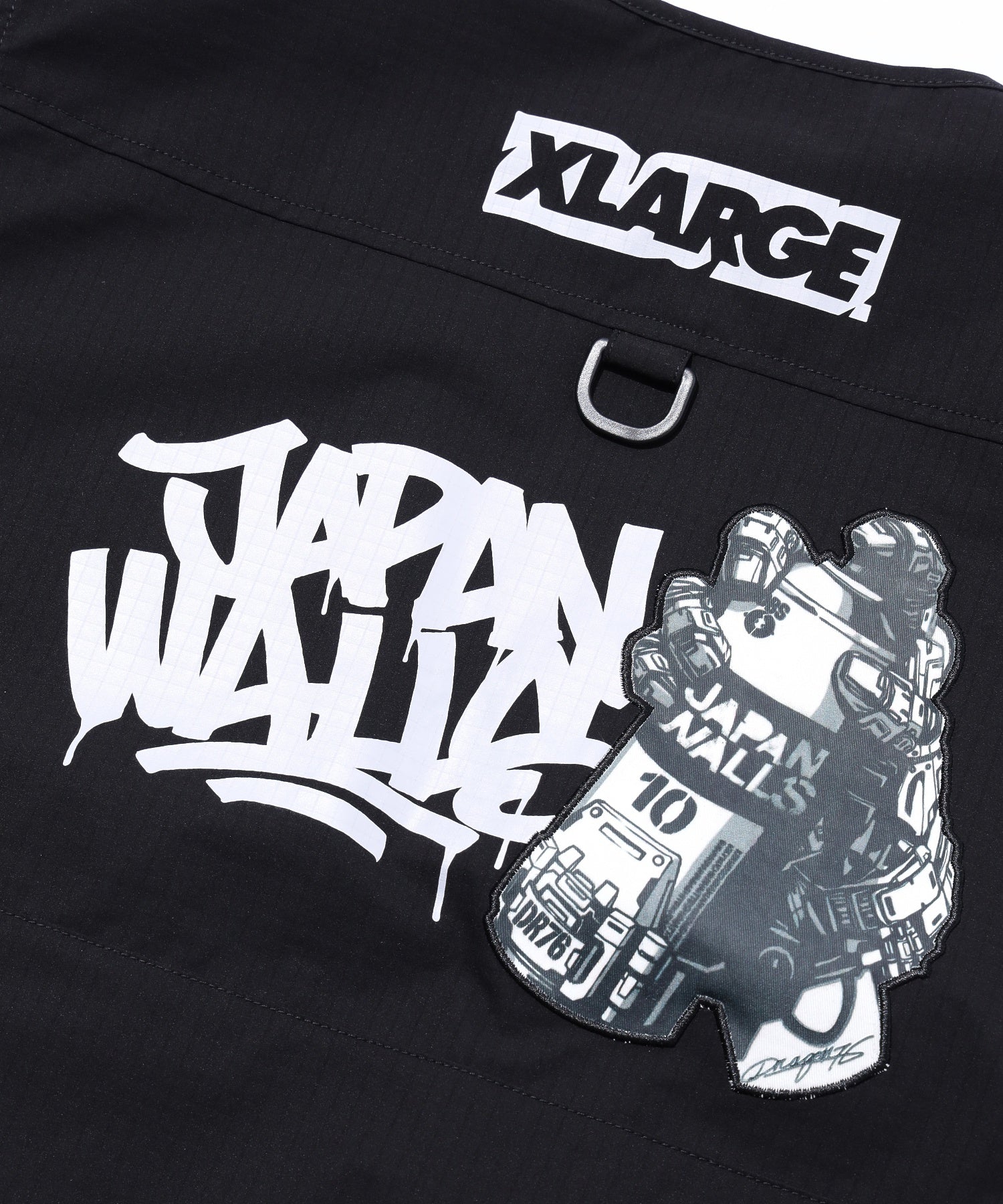 XLARGE x Dragon76 x JAPAN WALLS MILITARY VEST calif-ART