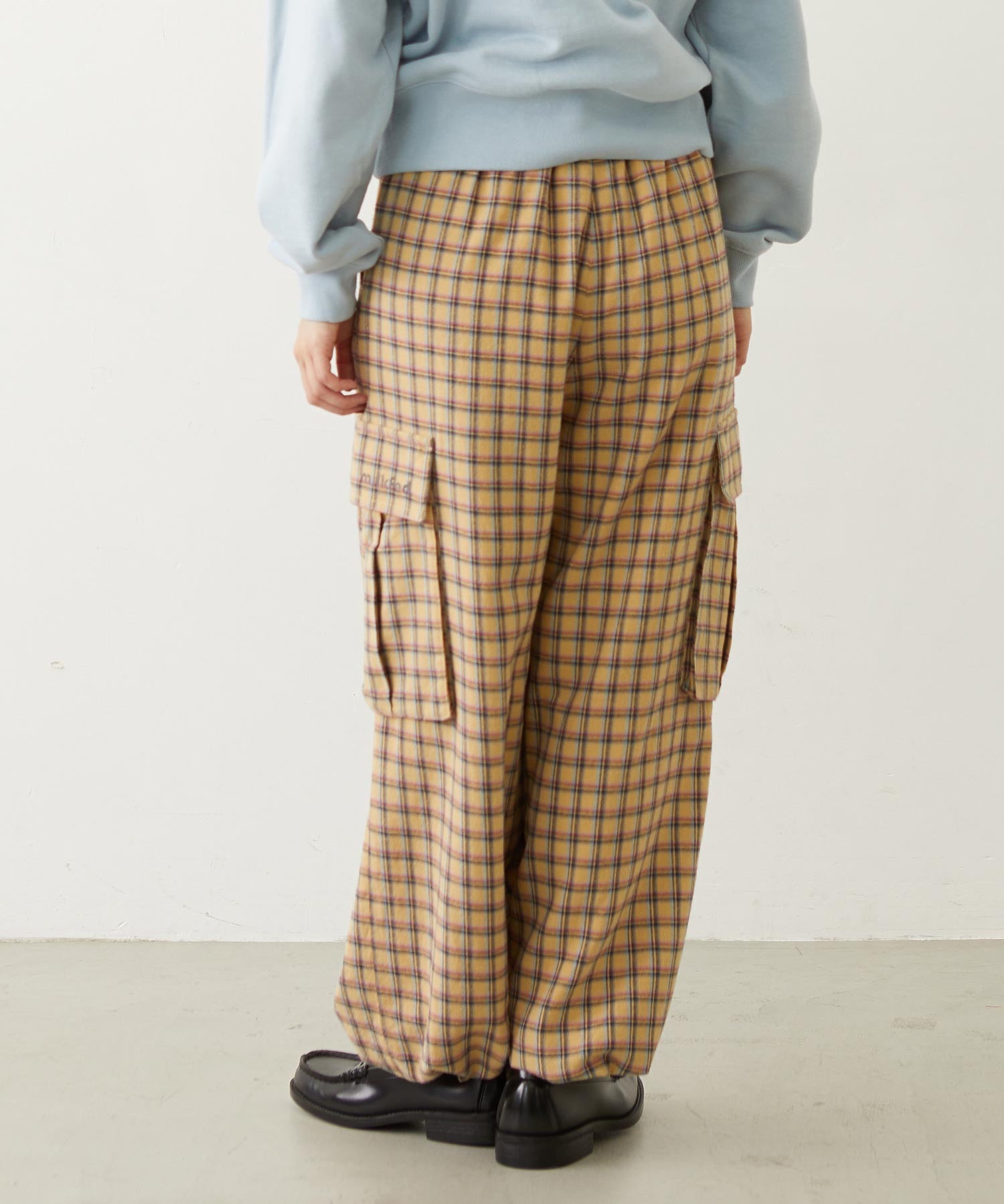 CHECKED CARGO PANTS