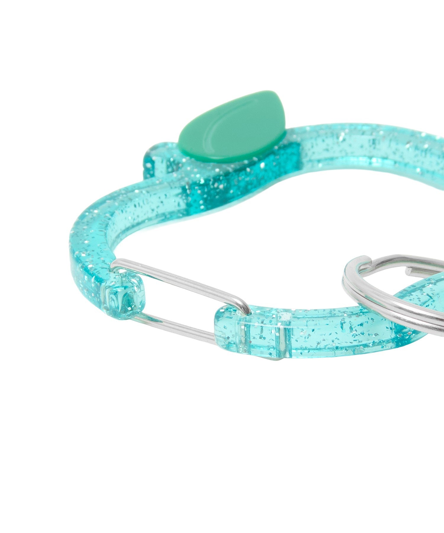 GLITTER APPLE CARABINER