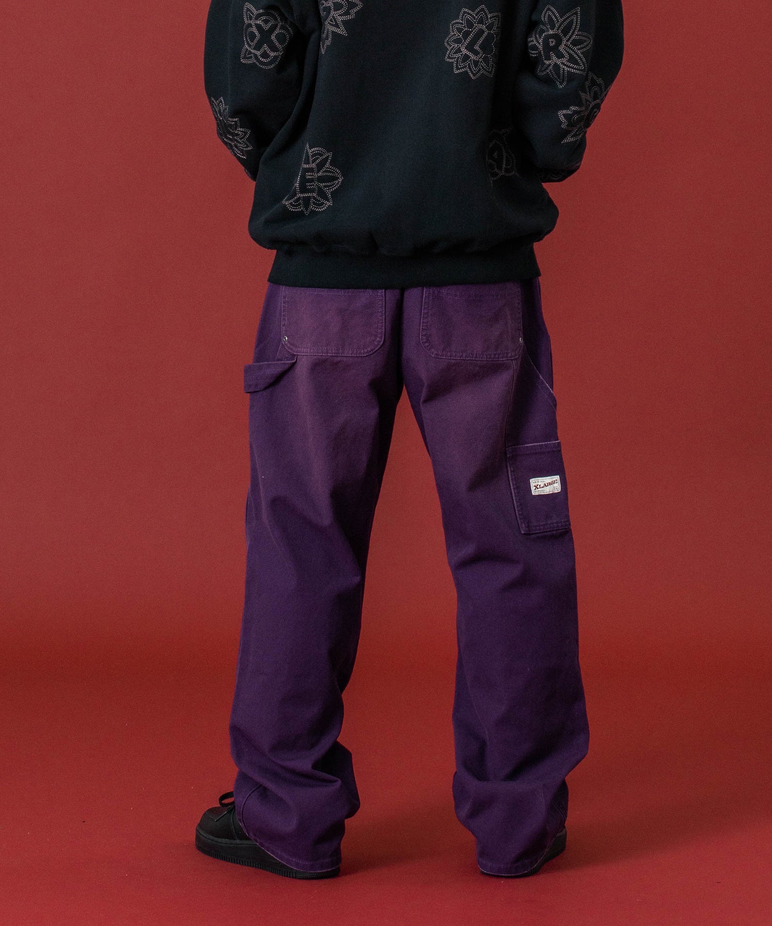 FADED DOUBLE KNEE PANTS