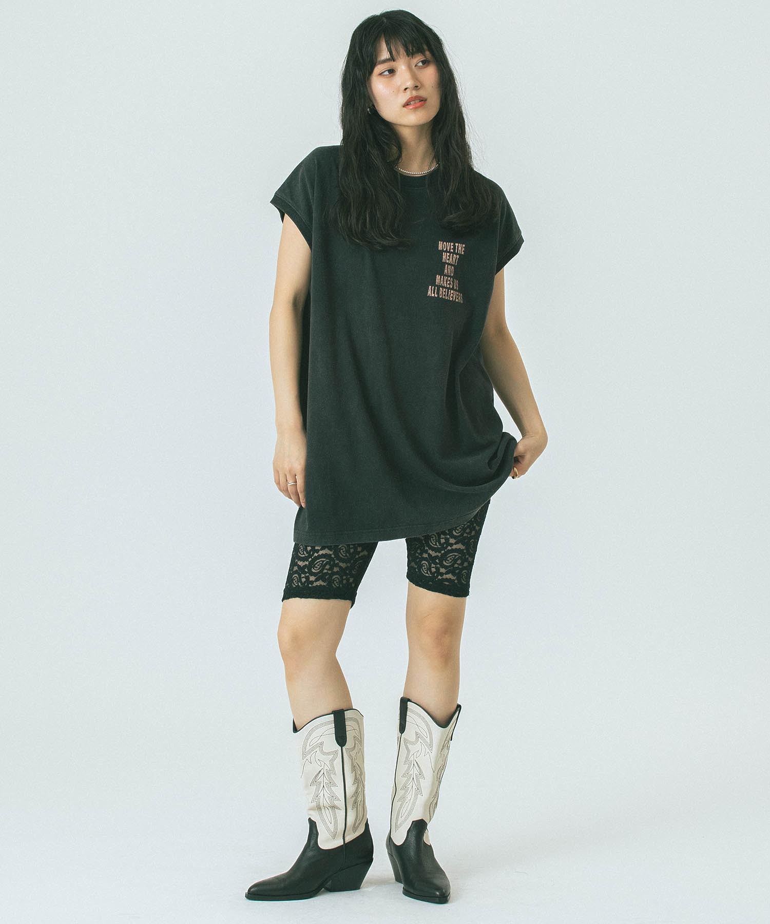 model:167cm 着用サイズ:ONE SIZE