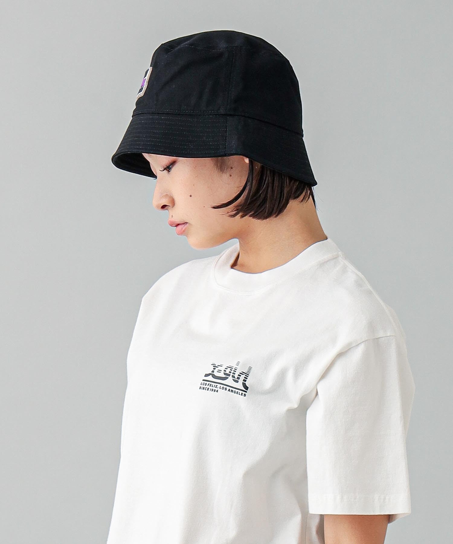 DOUBLE LOGO BUCKET HAT X-girl