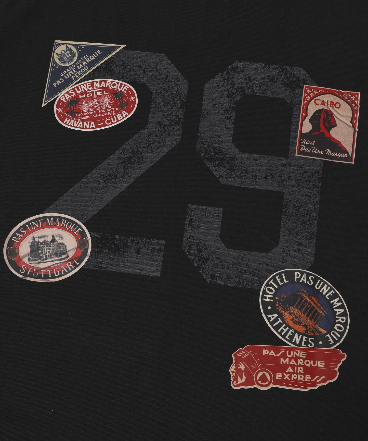 PAS UNE MARQUE/パ・ズュヌ・マルク/LUGGAGE TAG PAS TEE PAS-727