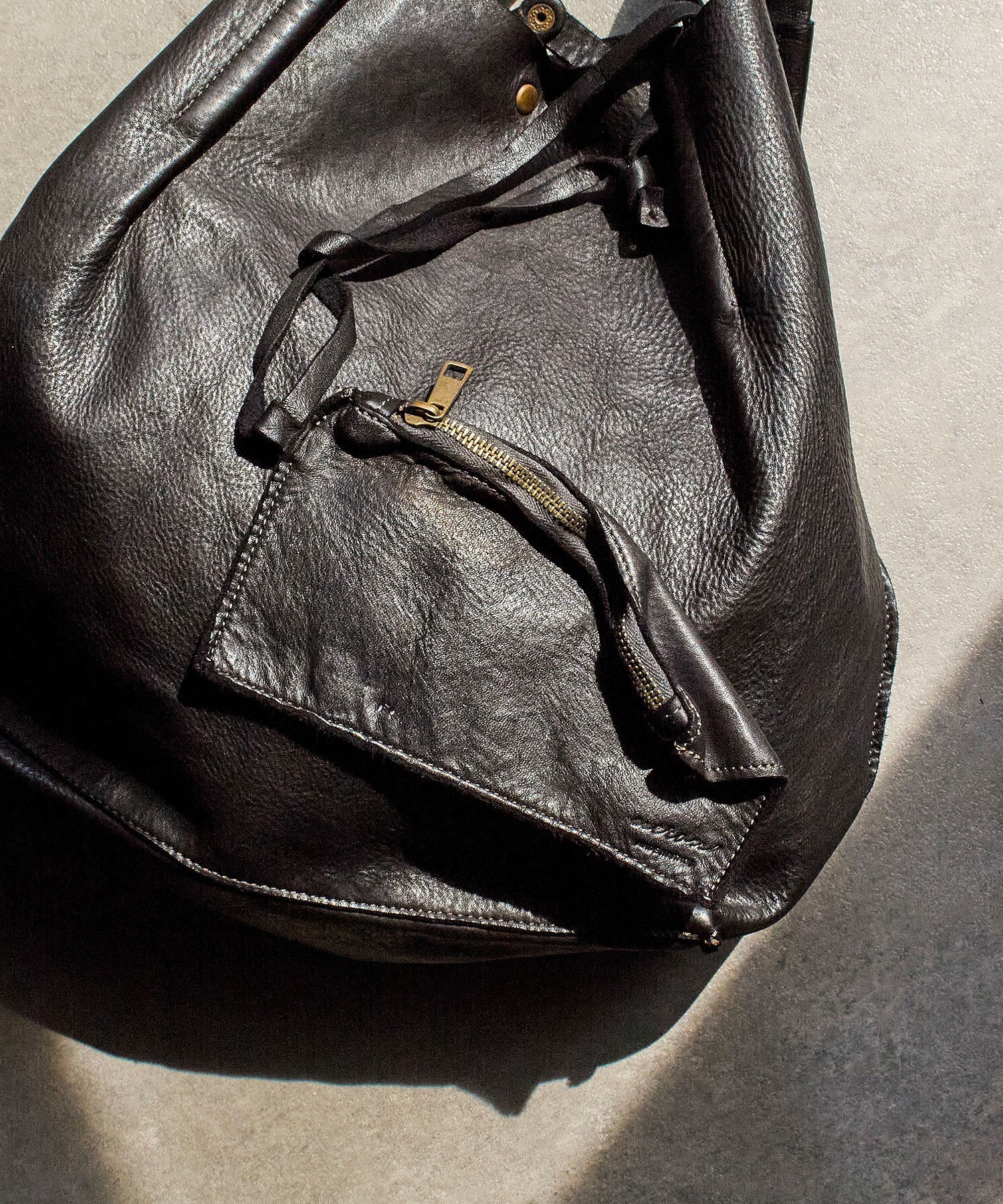 MILLELA FIRENZE/GARMENT DYED TOTER BAG