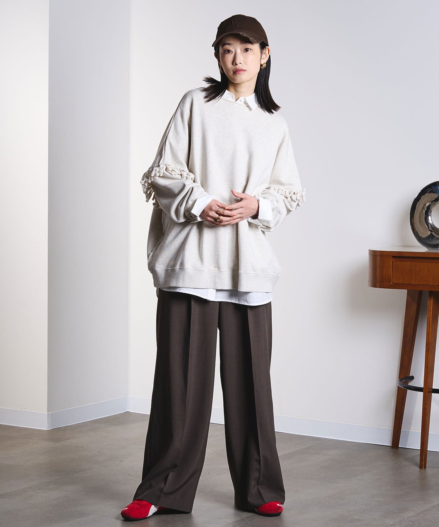 model:169cm 着用サイズ:ONE SIZE