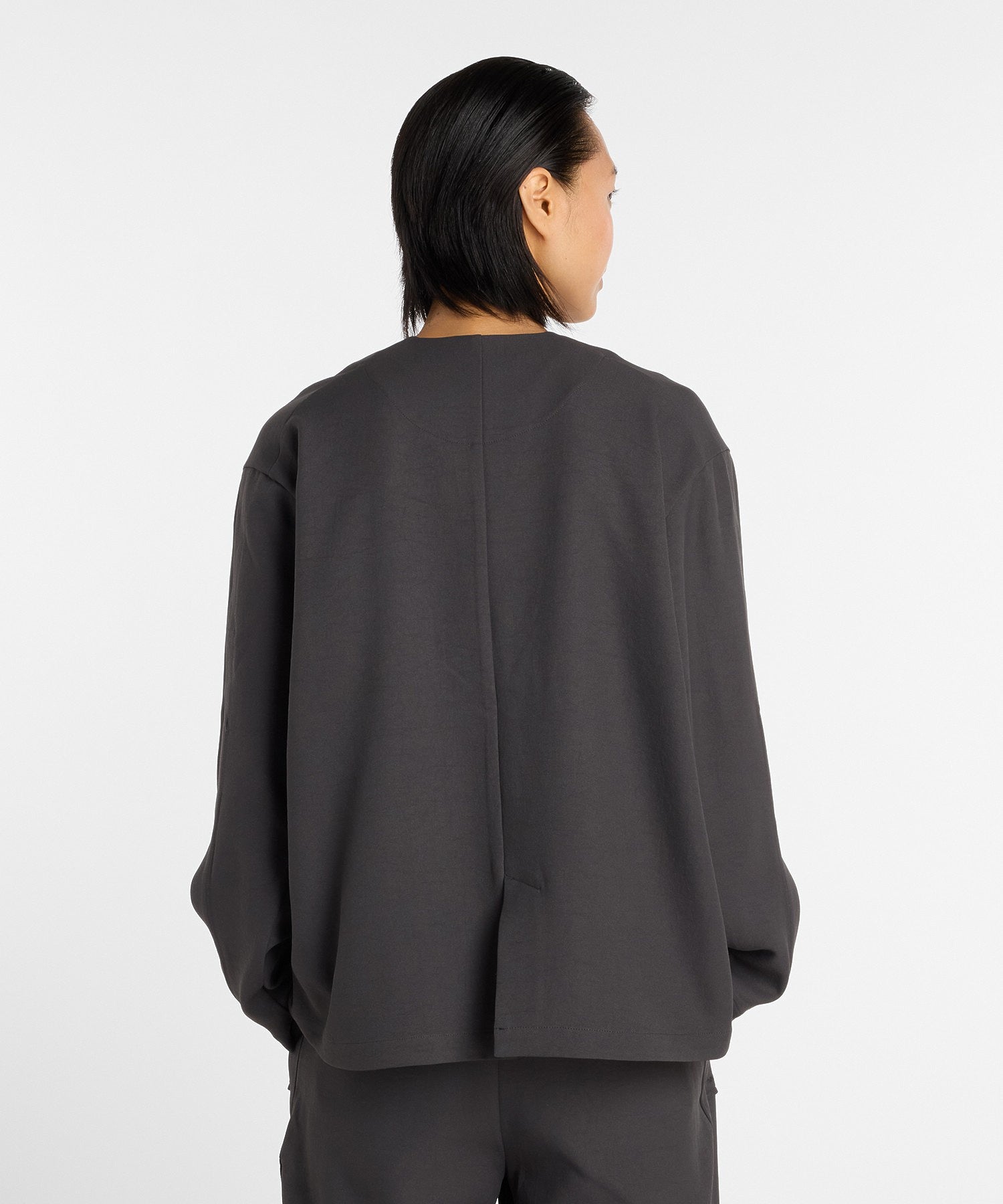 NEW BALANCE/ニューバランス/W NB Grey NOCOLLAR JACKET WJ61784L