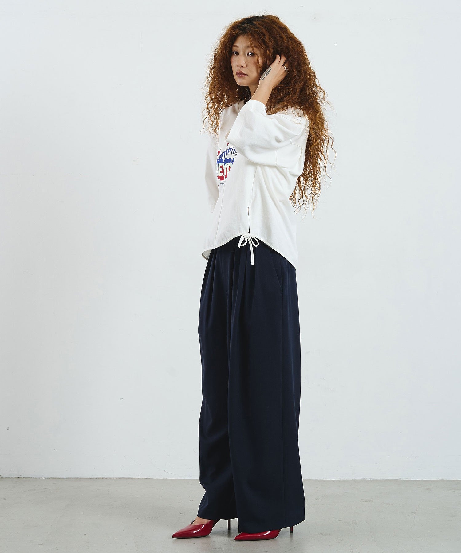 model:168cm 着用サイズ:ONE SIZE