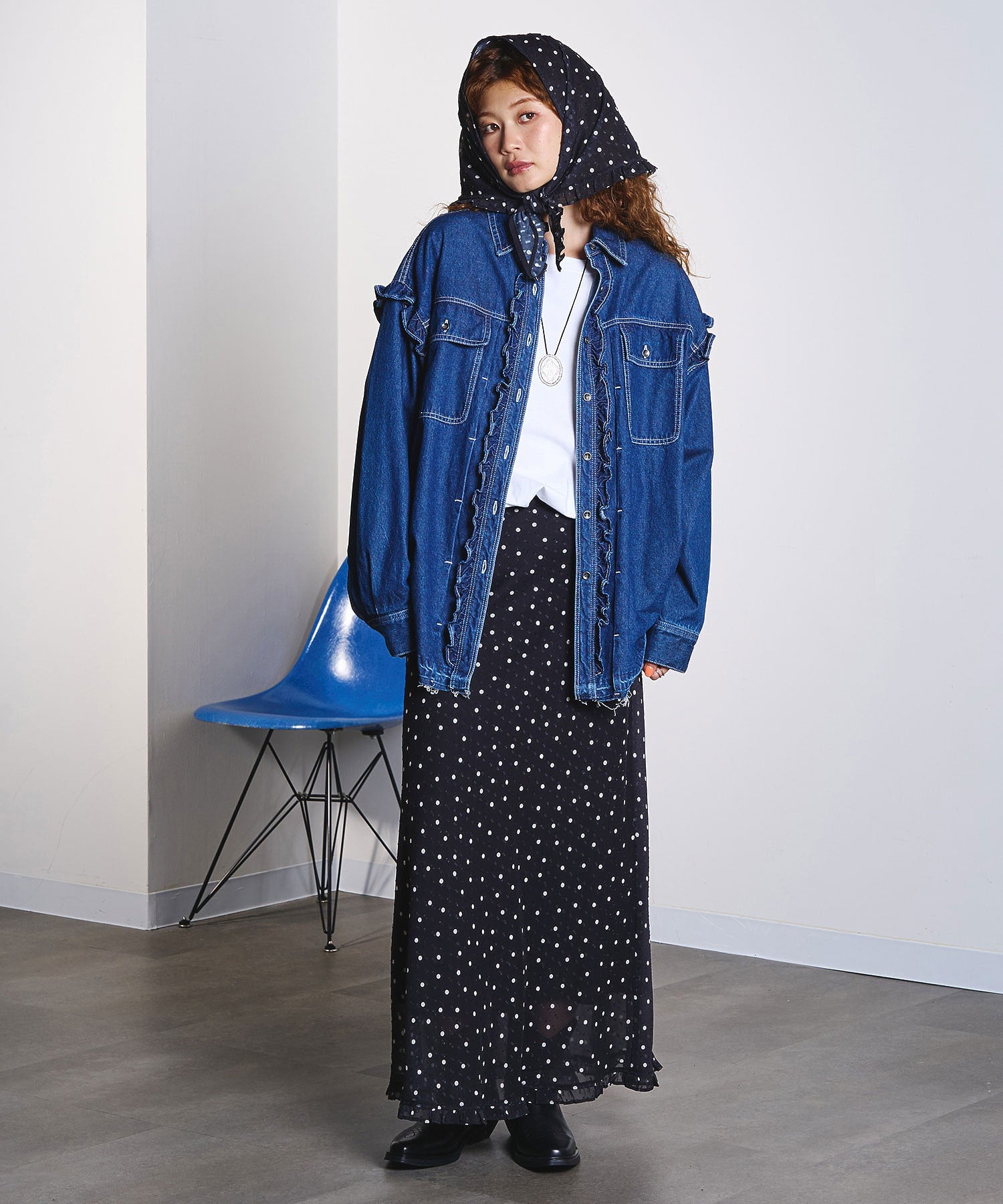 model:168cm 着用サイズ:ONE SIZE
