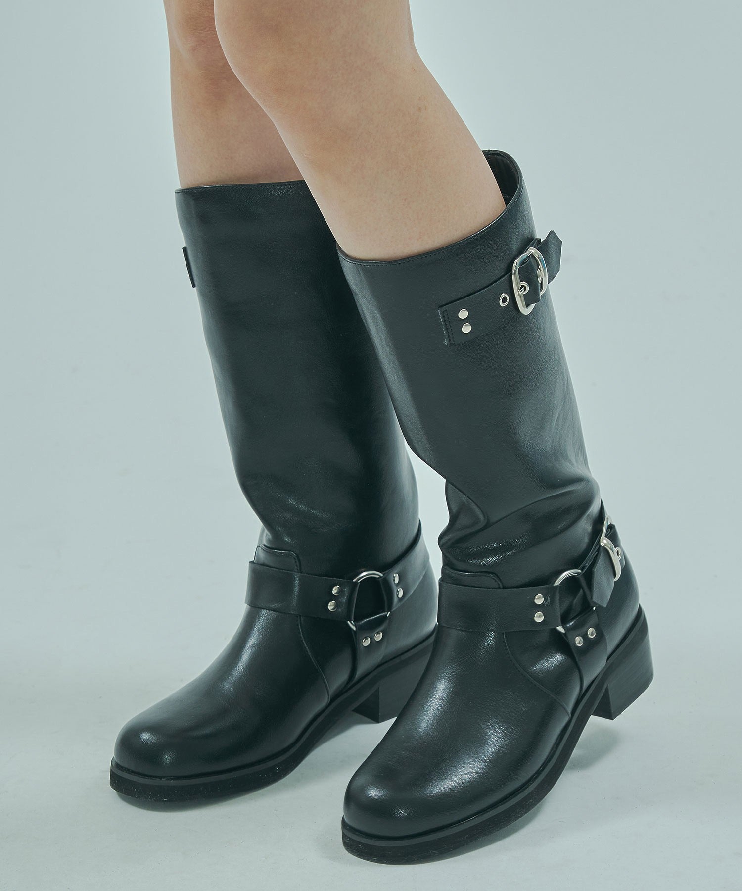 BELTED LONG BOOTS