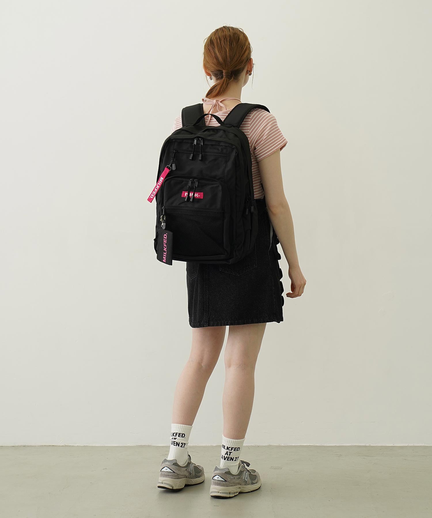 【定番】W ZIP BACKPACK MILKFED.