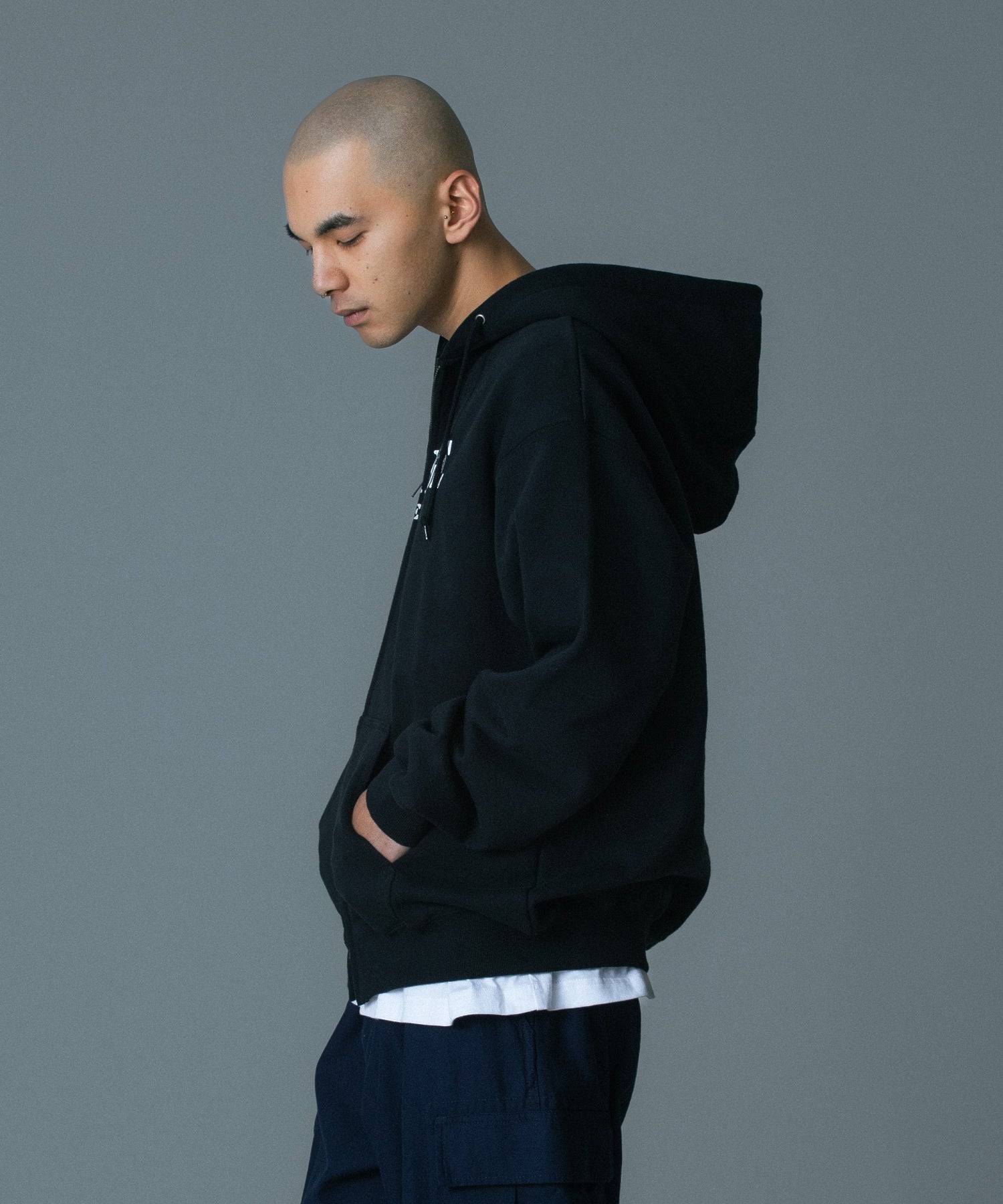CRATE DIGGER ZIP HOODED SWEATSHIRT
