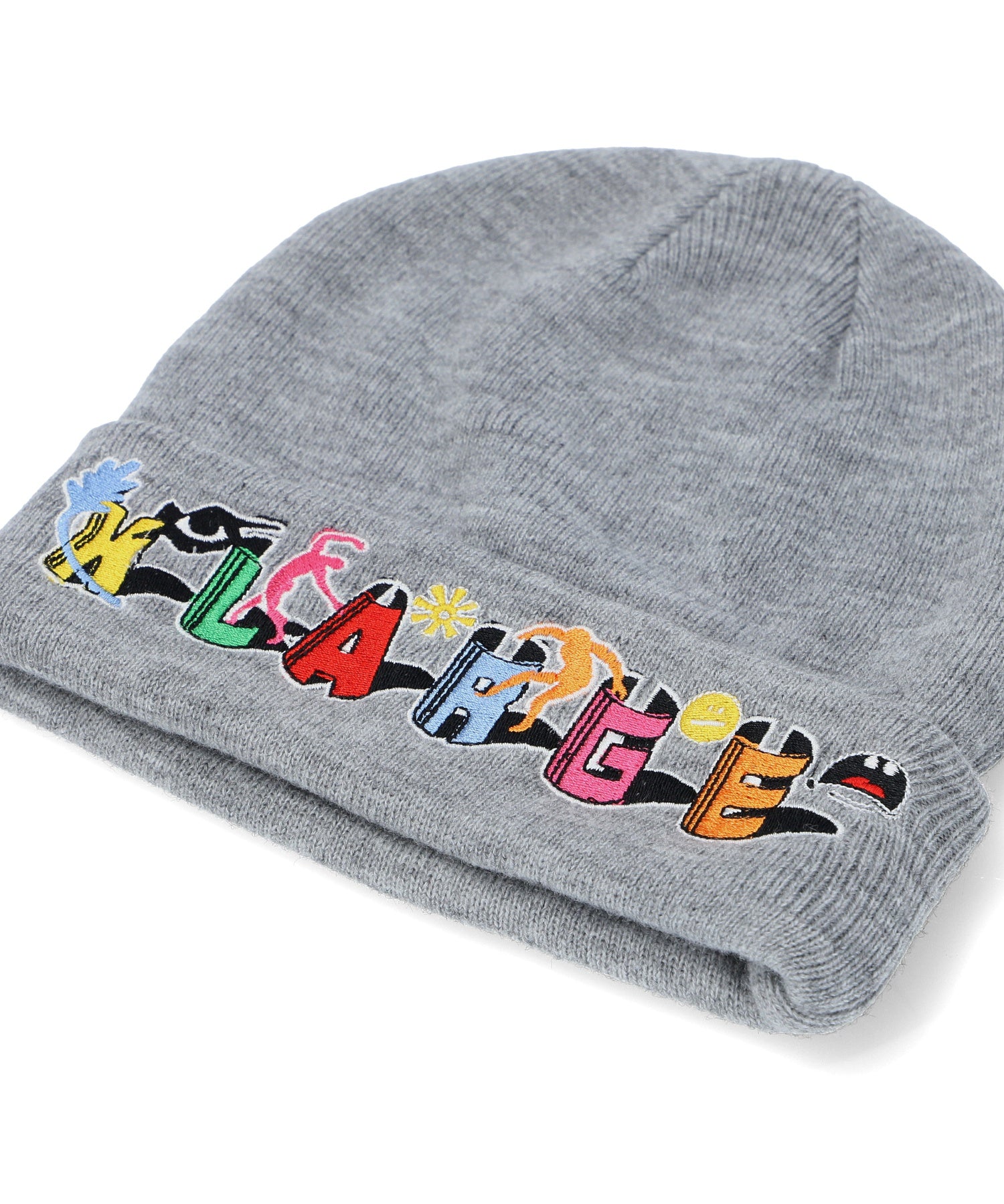 ODD MOTIFS CUFF BEANIE