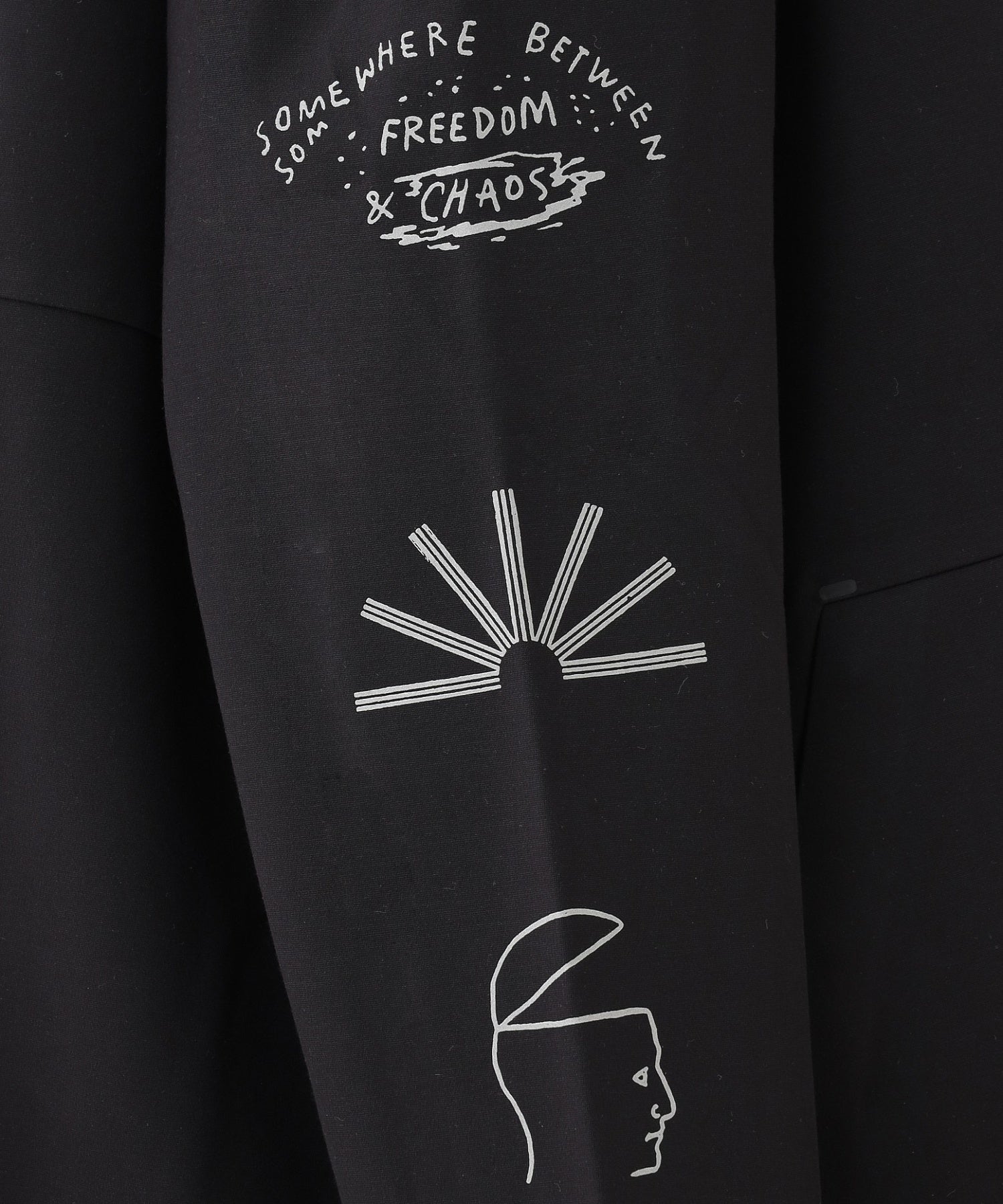 RUN AMOK/ロアーク/EL MORRO ZIP FLEECE 2.0 RF374-BLK